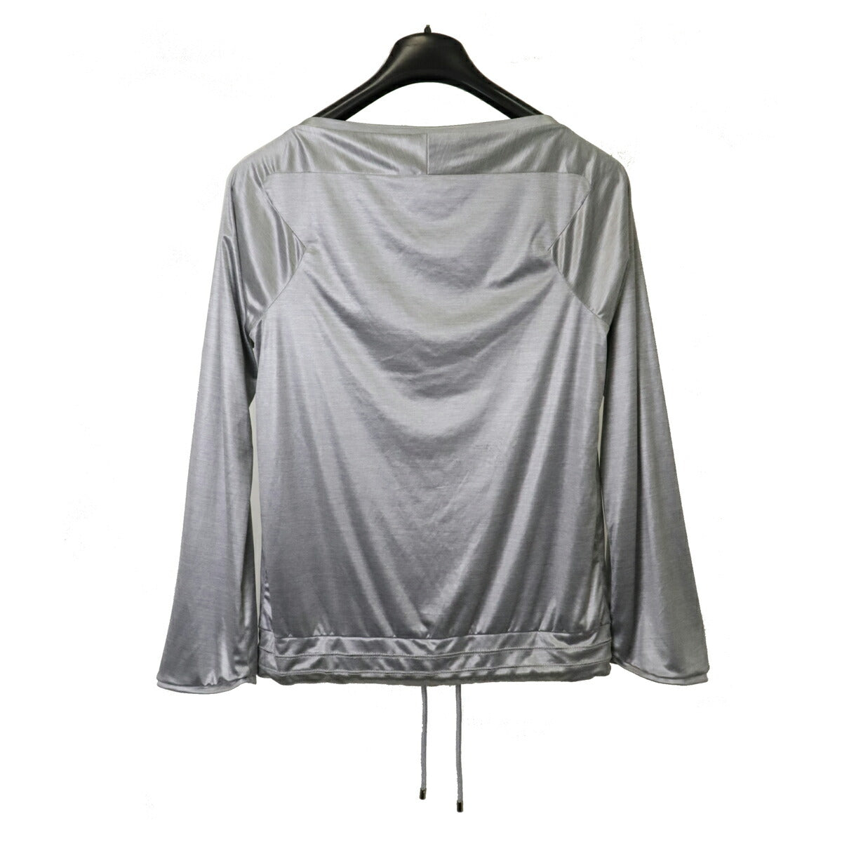 Chanel Logo Boatneck Long Sleeve Top