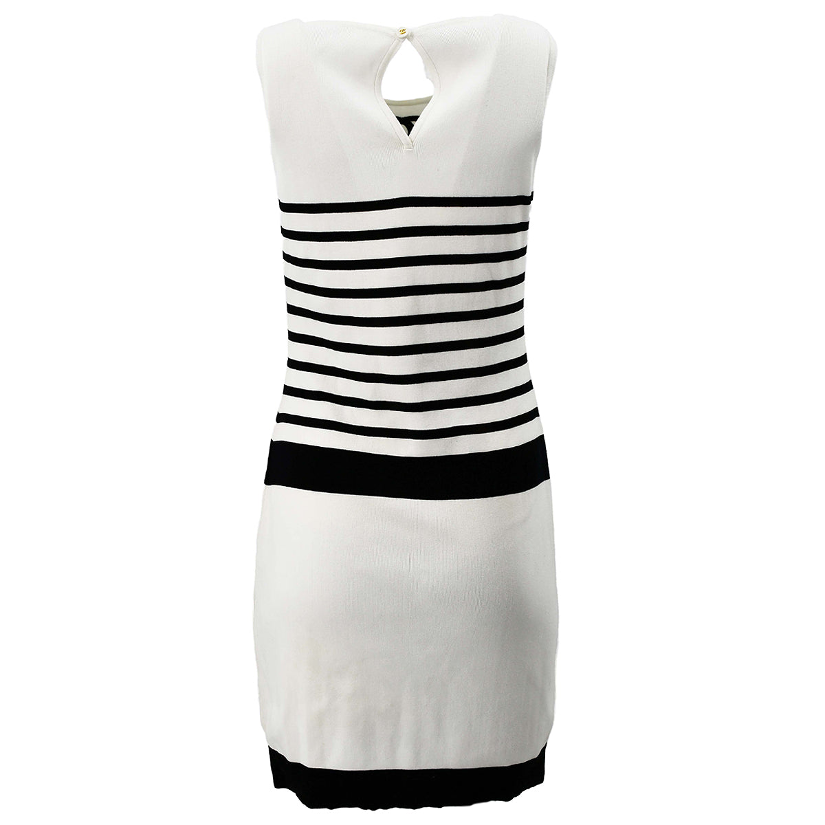 Luxury Chanel CC striped dress #40