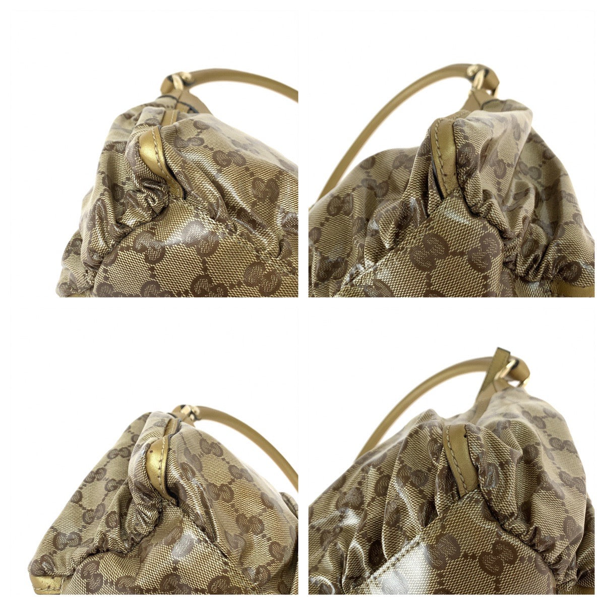 Luxury Gucci Trending 2025 Abbey GG Crystal Canvas/Leather Shoulder Bag
