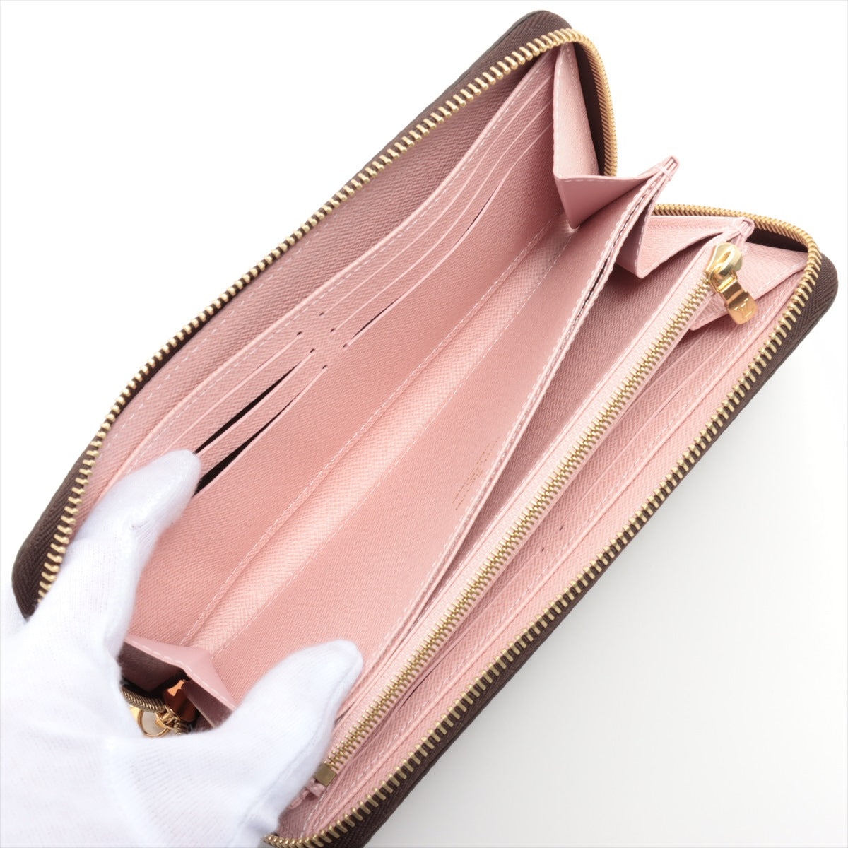 Louis Vuitton Monogram  Wallet M41894 Rose Valerie Round Zip Wallet