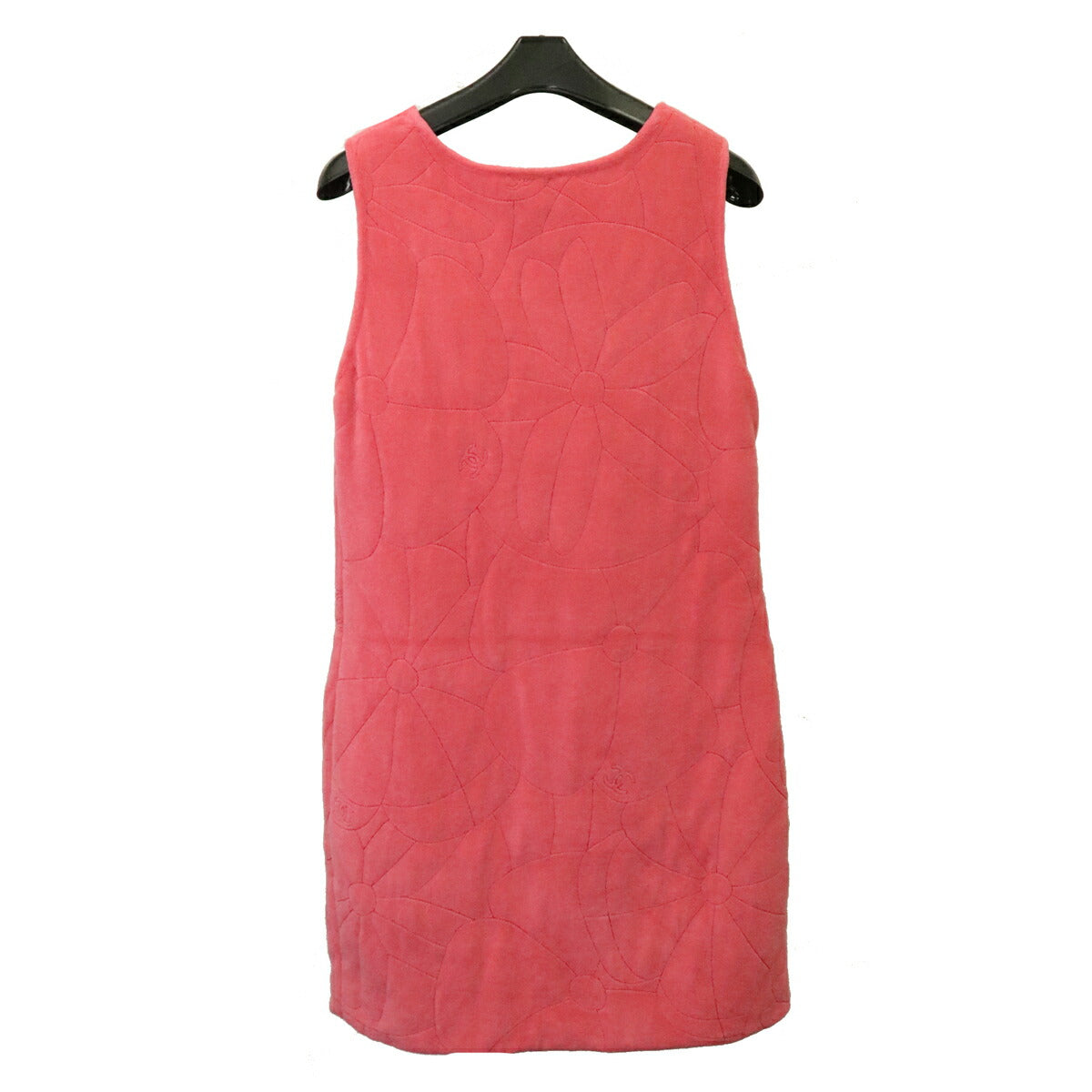 Chanel Camellia Coco Mark Dress Pink
