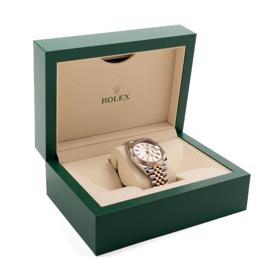 Rolex Datejust 41 Oyster Steel And Everose Gold Sundust Dial Jubilee Bracelet Model 126331-0010
