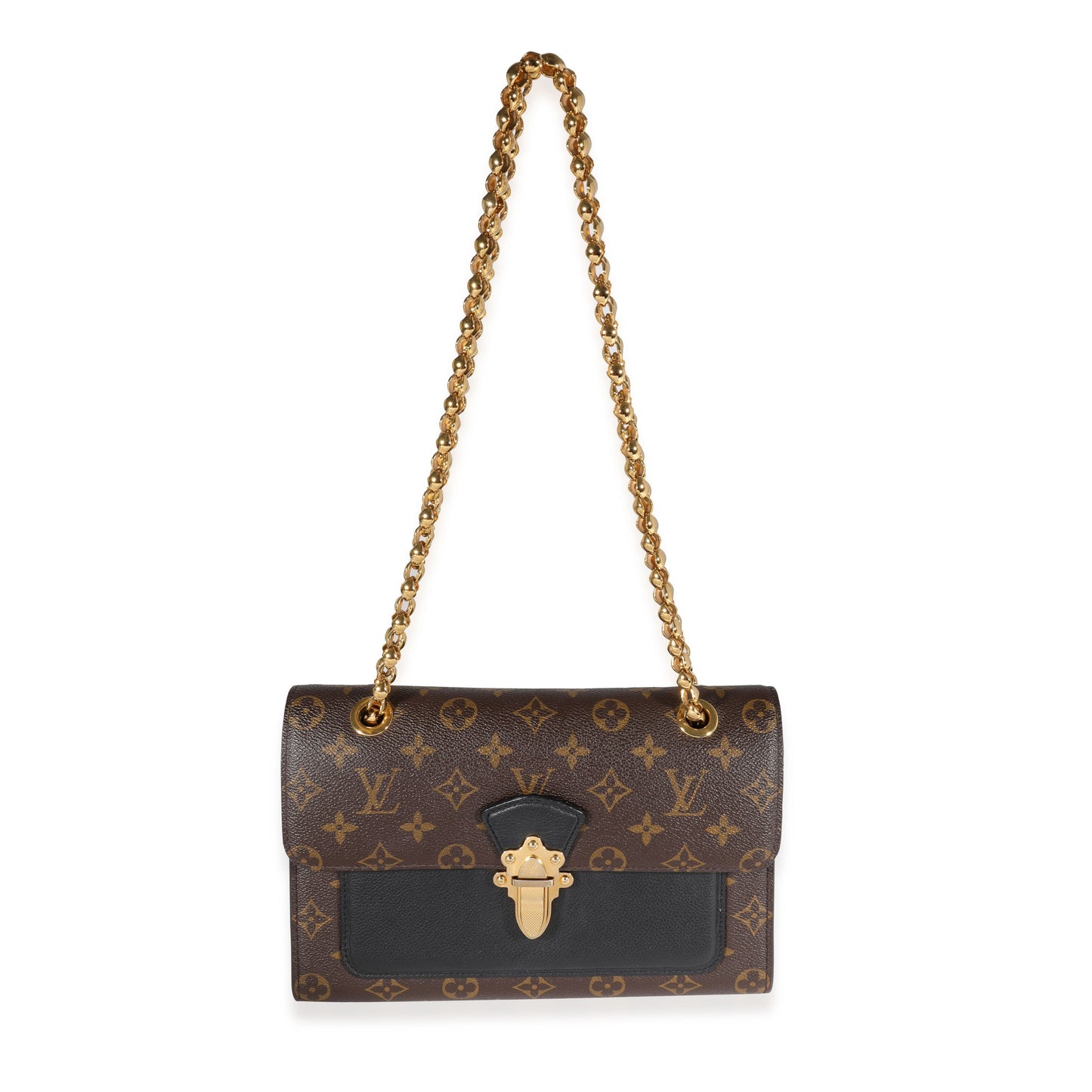 Louis Vuitton Louis Vuitton Monogram Canvas & Black Leather Victoire Bag