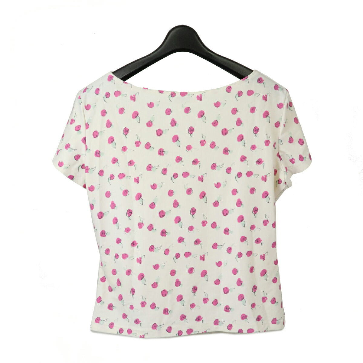 Chanel Nylon Spandex T-Shirt Ivory Pink