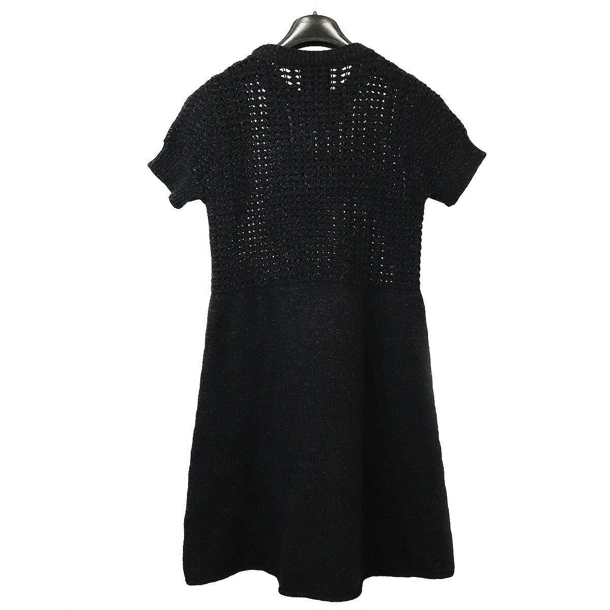 Chanel Coco Mark Knit Dress Navy #38