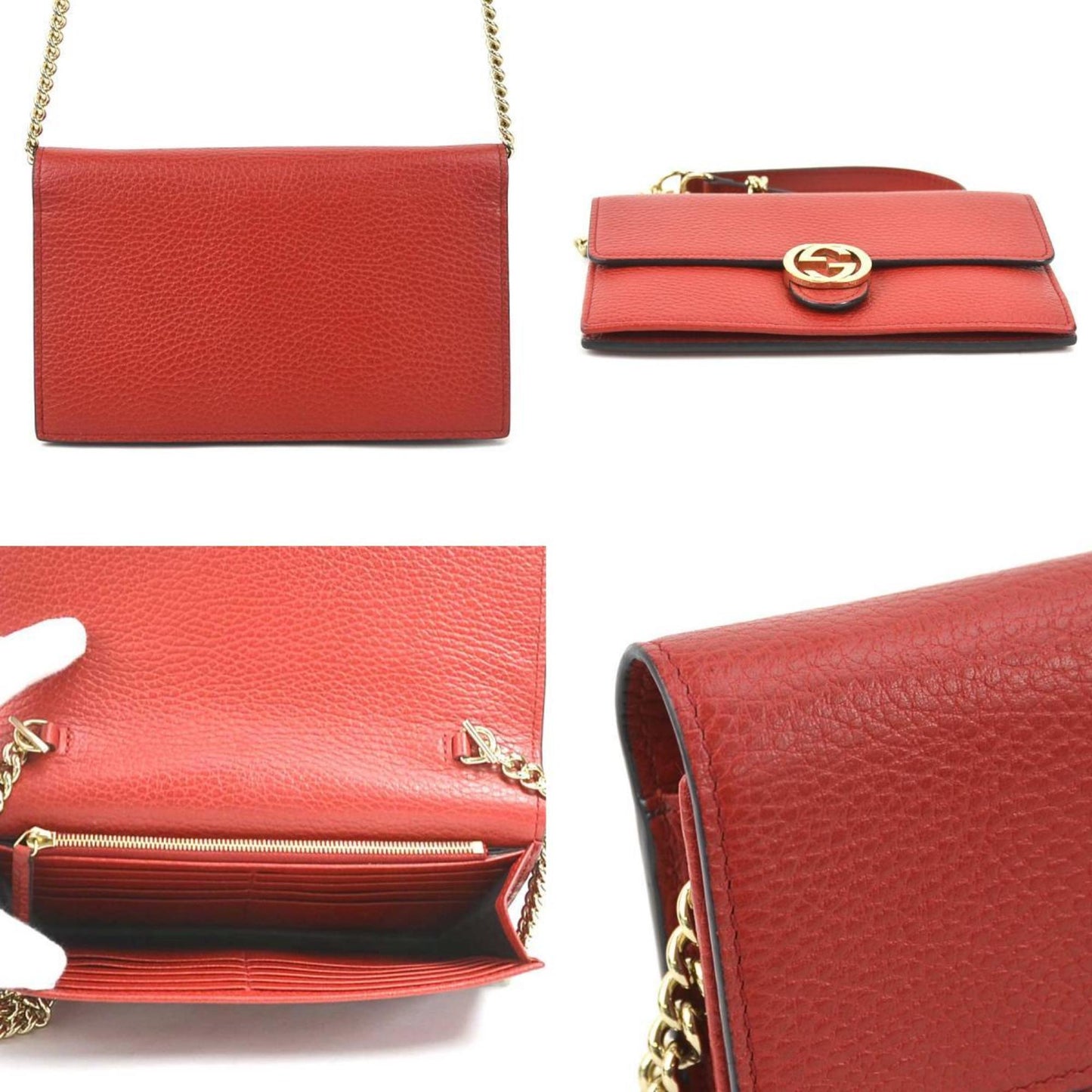 Gucci Wallet On Chain  Leather Shopper Bag ()
