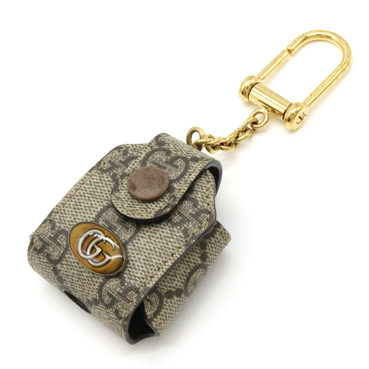 Luxury Gucci Trending 2025 Ophidia GG Supreme AirPods Case Keychain