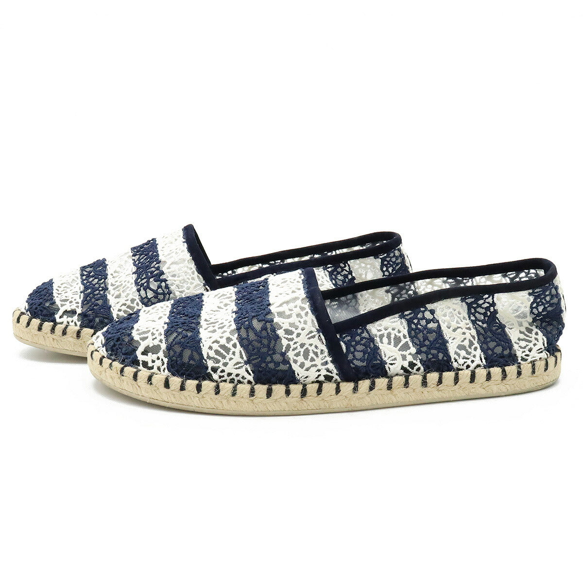 Chanel Espadrilles Lace Mesh Embroidery Shoes