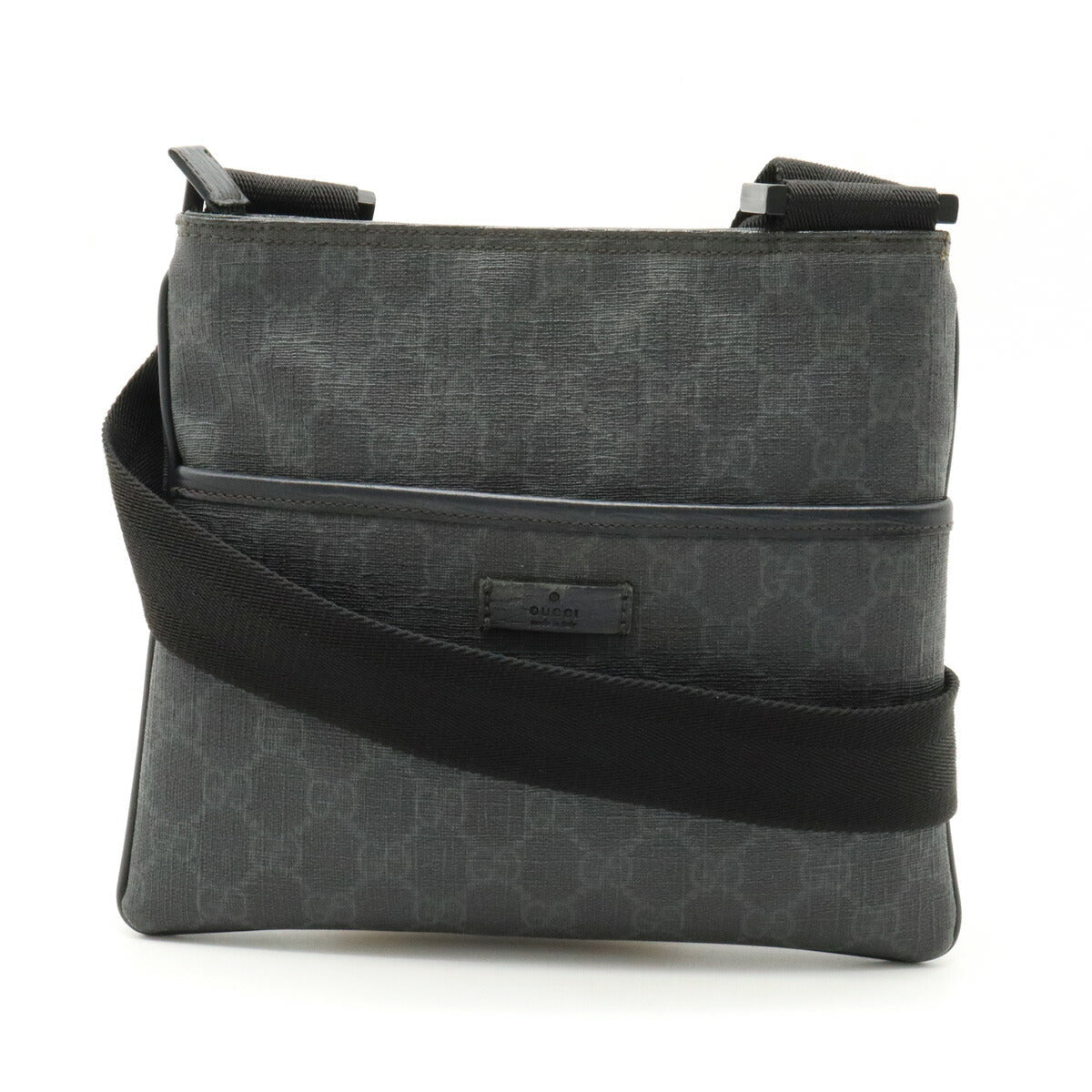 Luxury Gucci Trending 2025 GG Supreme GG Plus Shoulder Bag Black