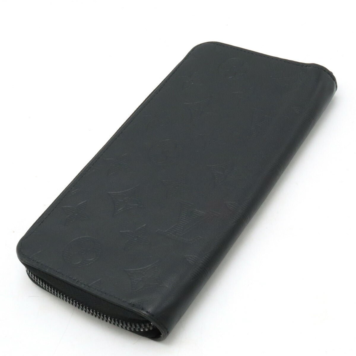 Louis Vuitton Monogram Shadow Zippy Wallet Black