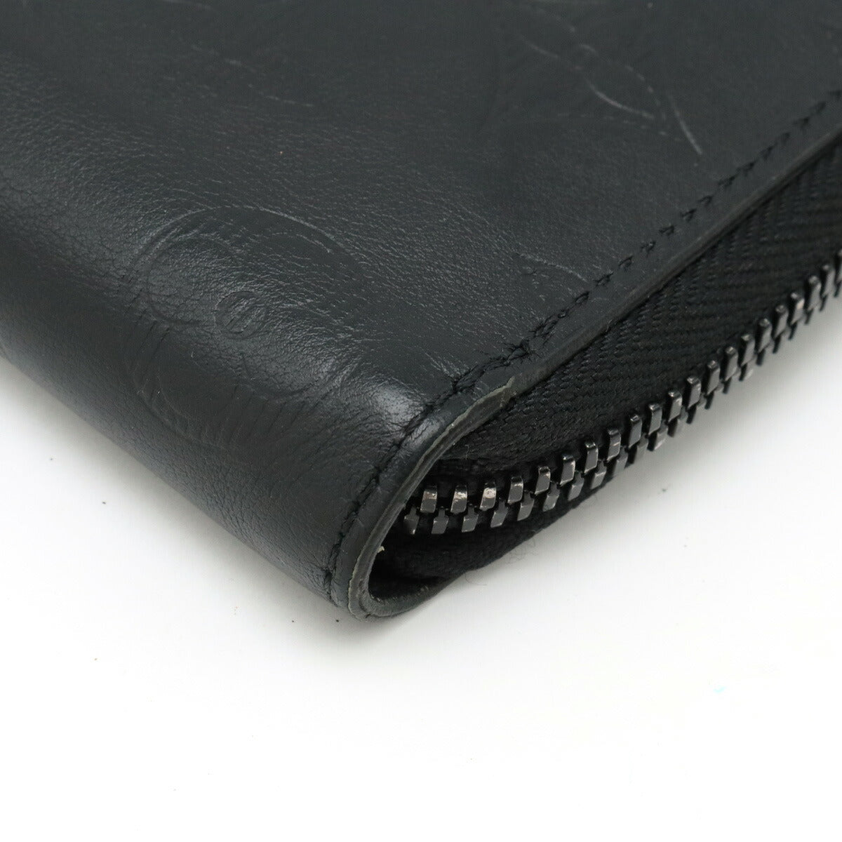 Louis Vuitton Monogram Shadow Zippy Wallet Black