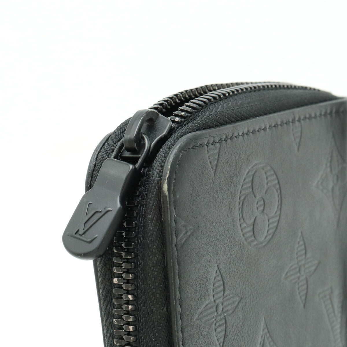 Louis Vuitton Monogram Shadow Zippy Wallet Black