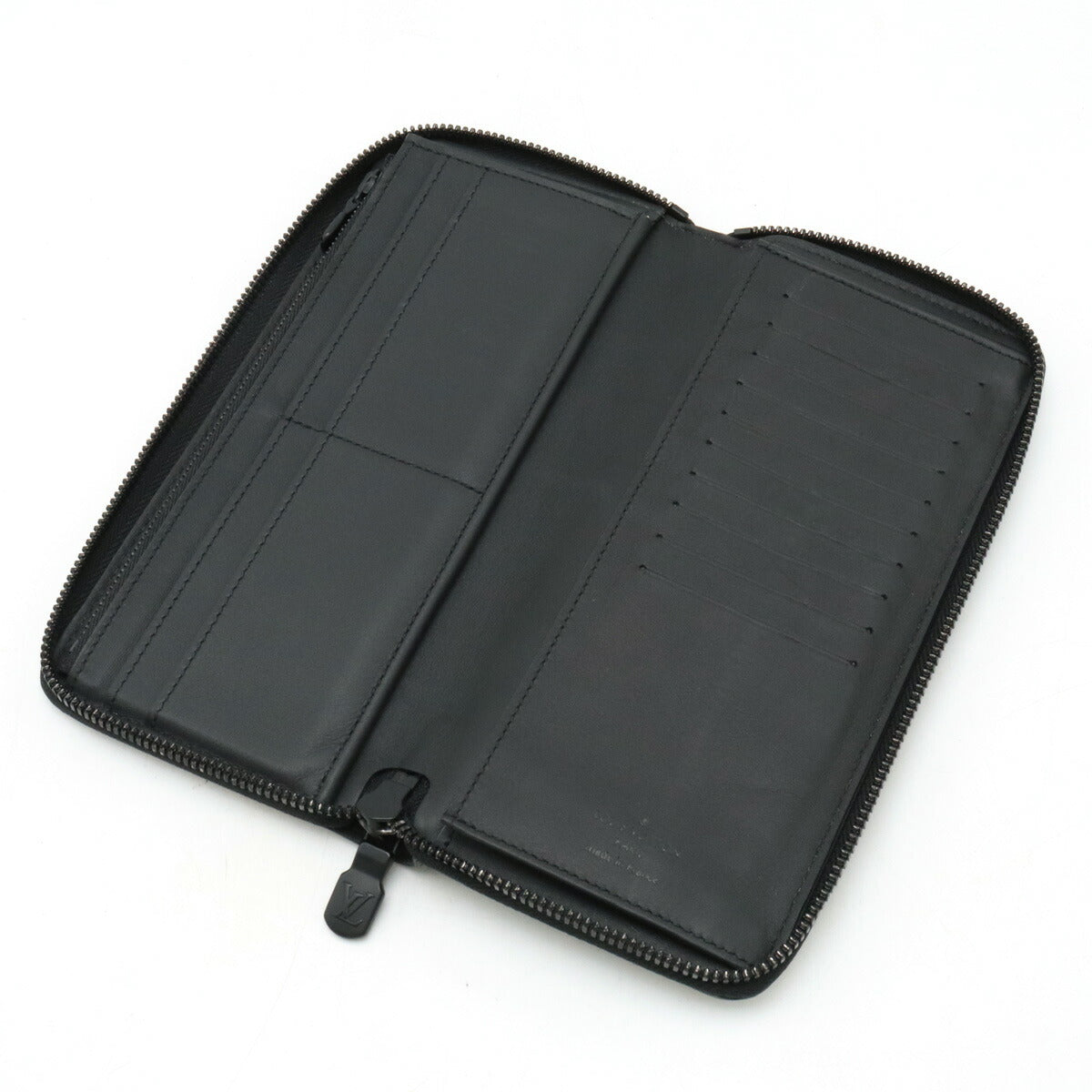 Louis Vuitton Monogram Shadow Zippy Wallet Black