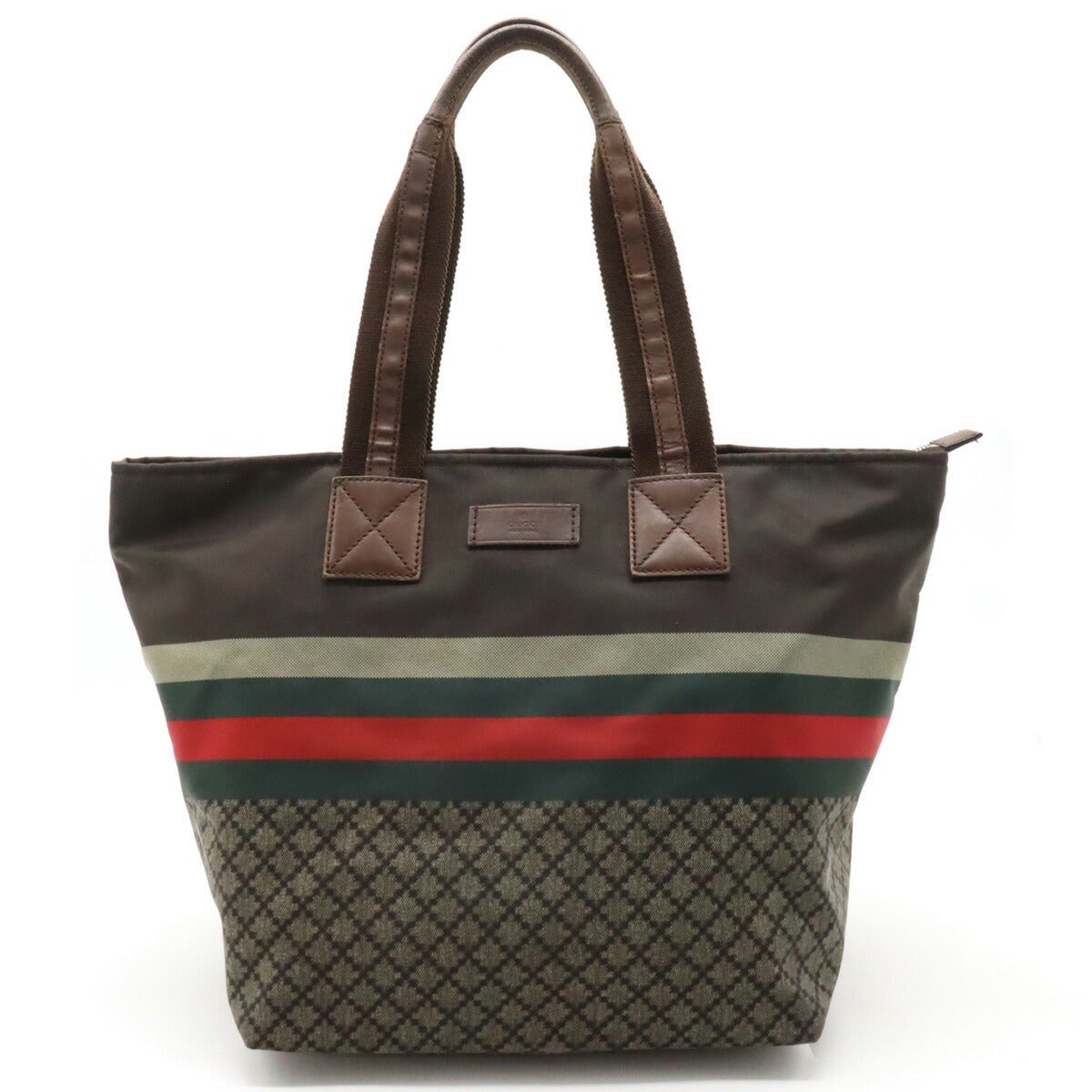 Luxury Gucci Trending 2025 Diamante Nylon Leather Tote Bag