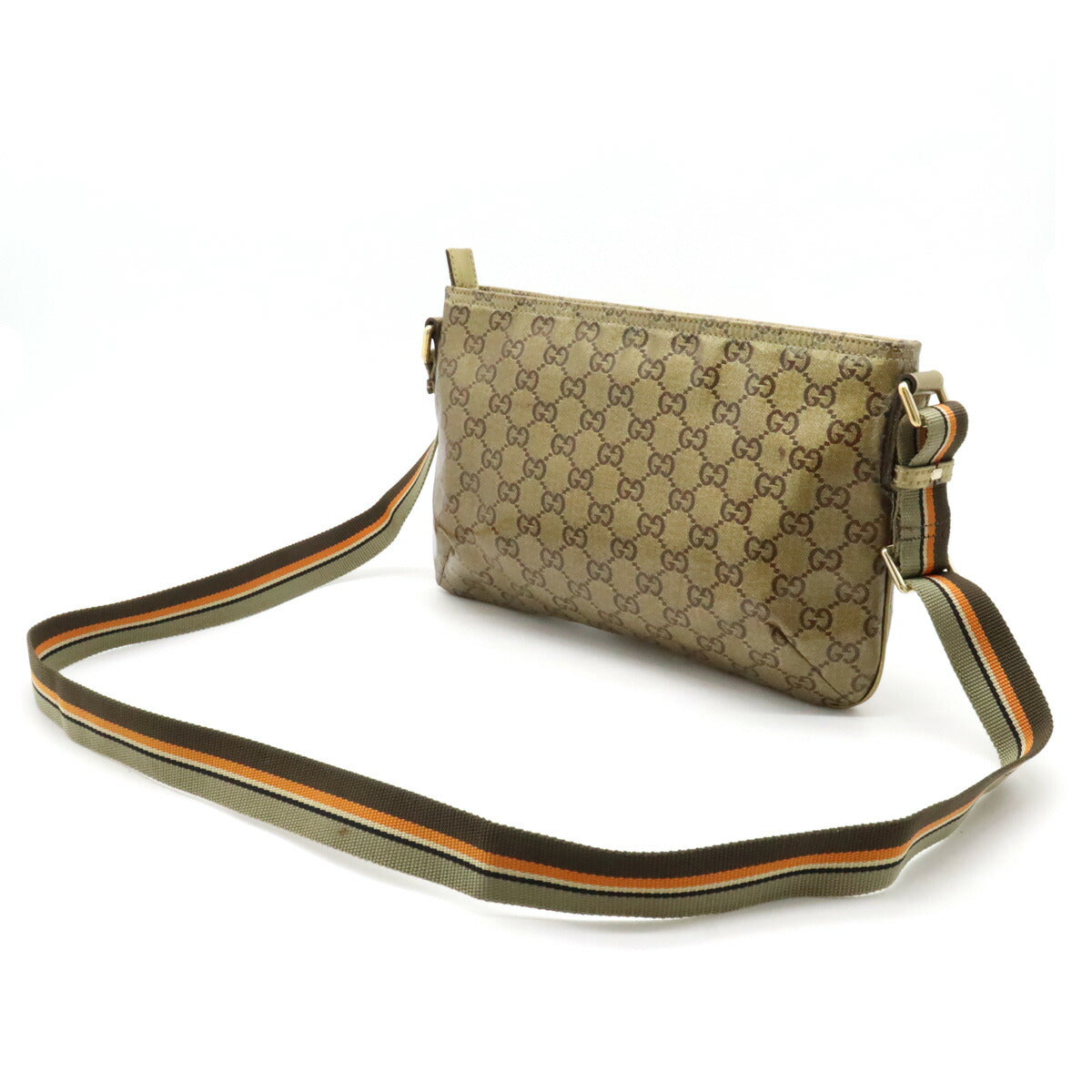 Luxury Gucci Trending 2025 GG Crystal Coated Canvas Shoulder Bag
