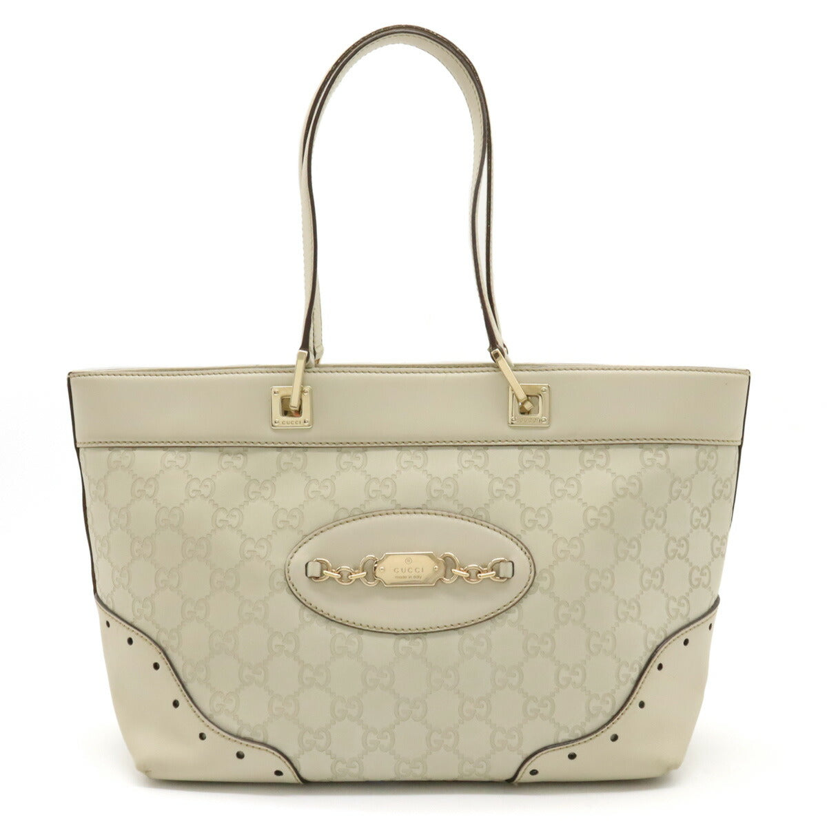 Luxury Gucci Trending 2025 Leather Luxury Gucci Trending 2025ssima Tote Bag Ivory