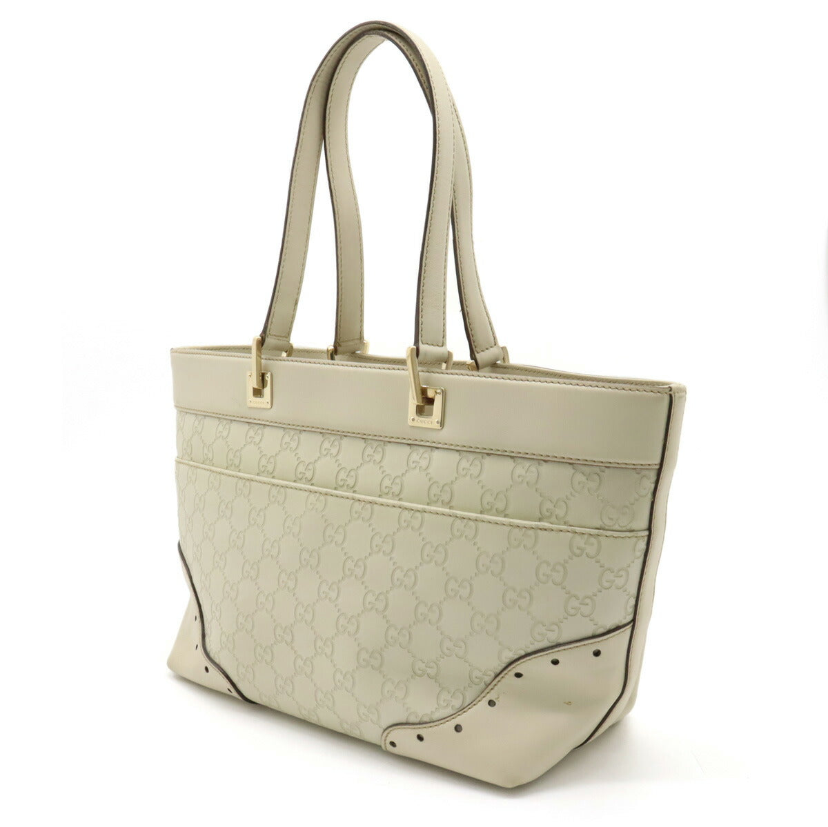 Luxury Gucci Trending 2025 Leather Luxury Gucci Trending 2025ssima Tote Bag Ivory