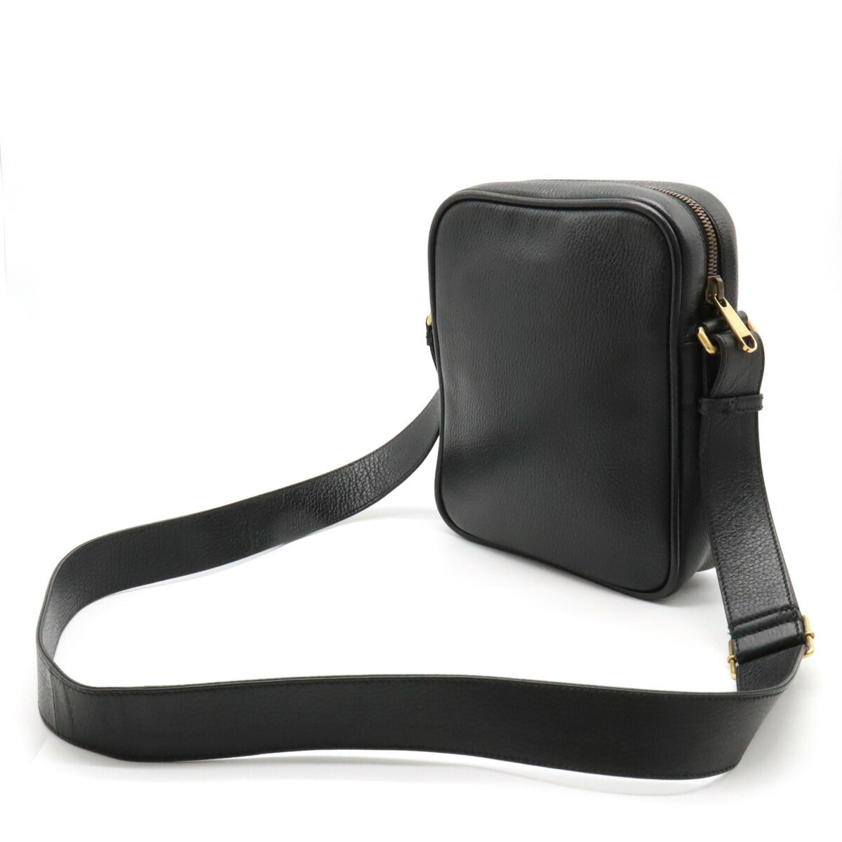 Luxury Gucci Trending 2025 Leather Print Messenger Bag Black