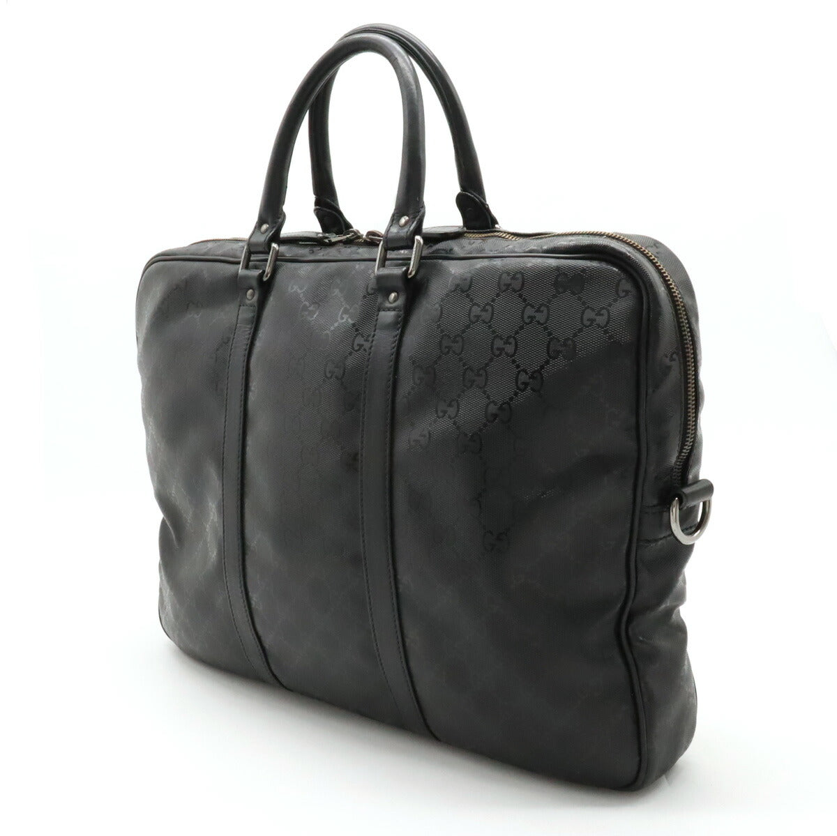 Luxury Gucci Trending 2025 GG Imprime Business Briefcase Black
