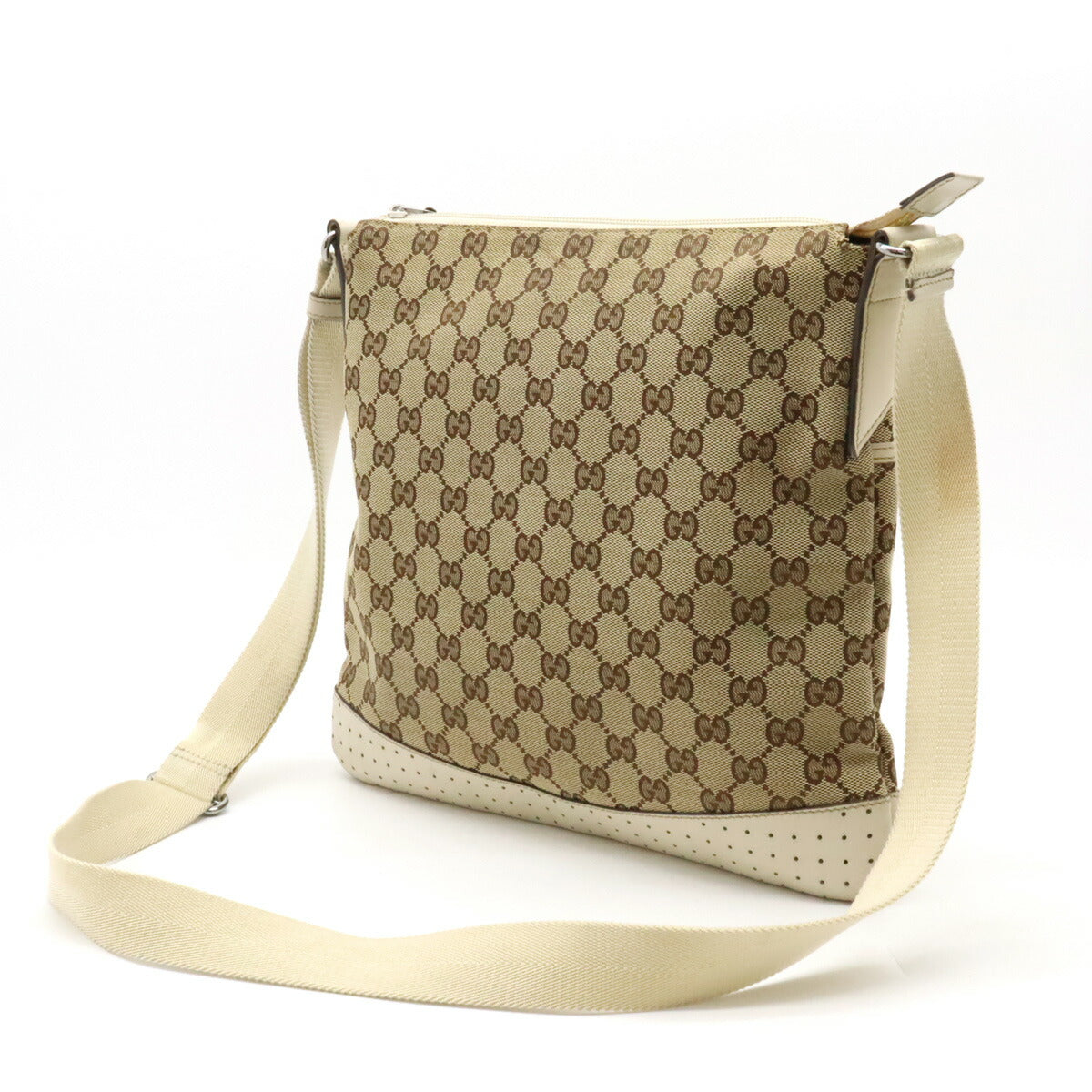 Luxury Gucci Trending 2025 GG Canvas Leather Shoulder Bag 145857