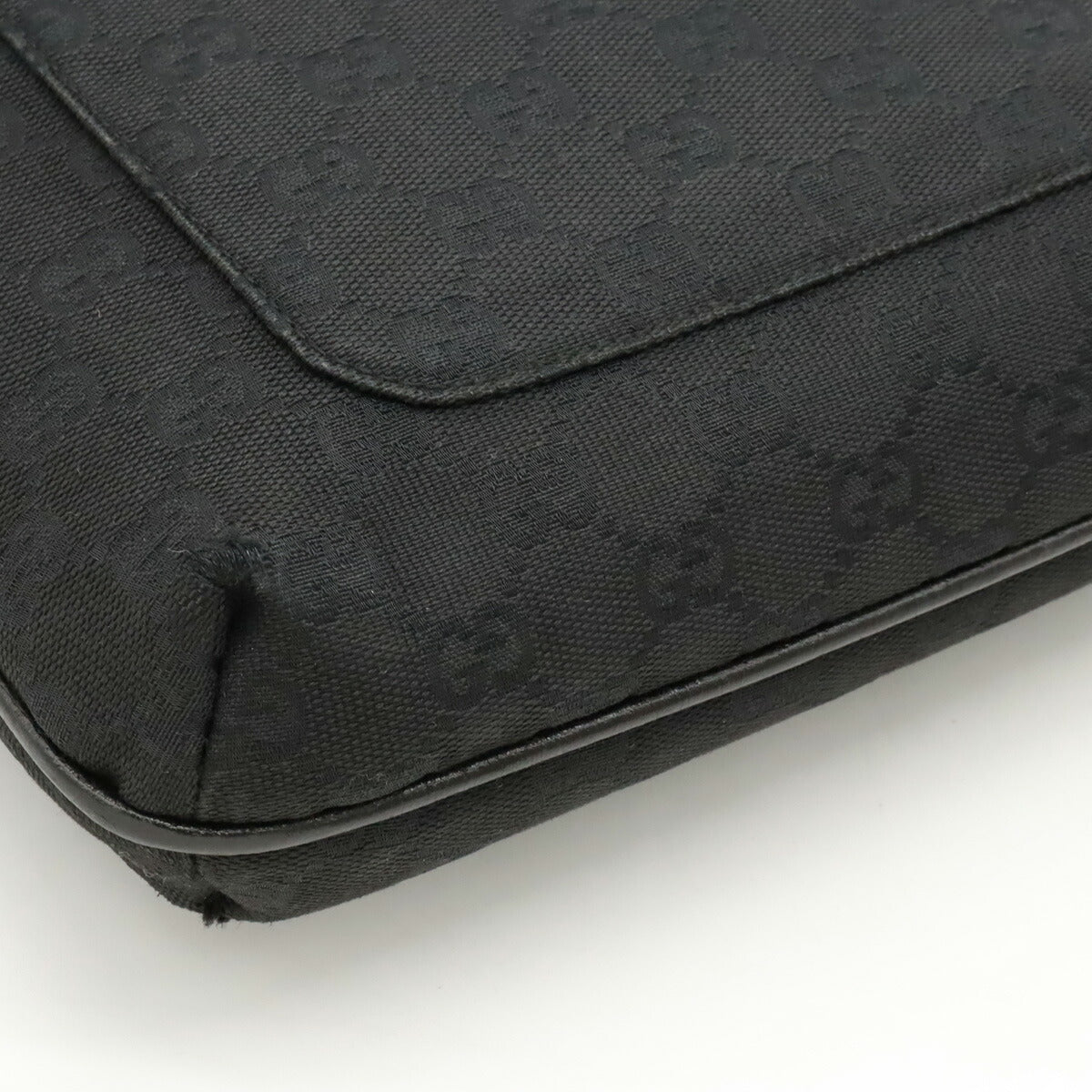 Luxury Gucci Trending 2025 GG Canvas Leather Shoulder Bag Black