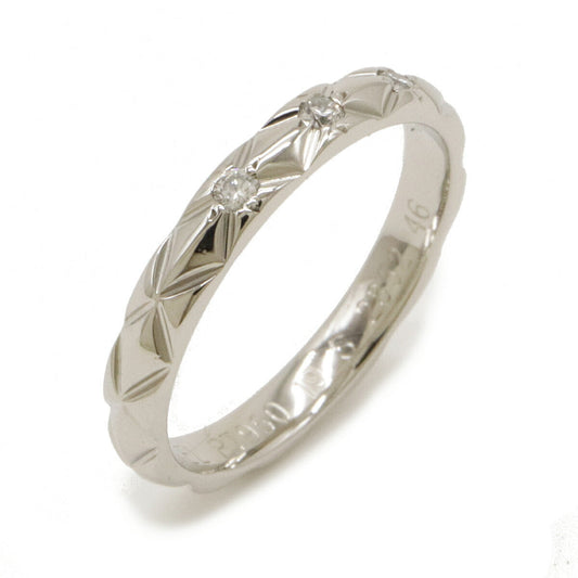 Chanel Coco Crush Matelasse Ring Pt950 Diamond