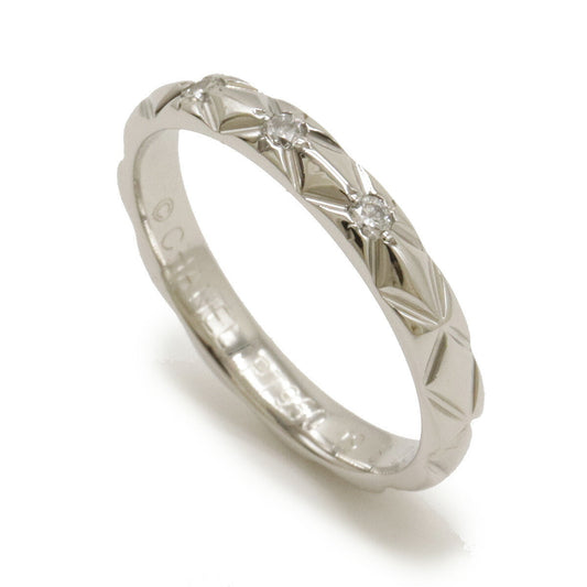 Chanel Coco Crush Matelasse Ring Pt950 Diamond