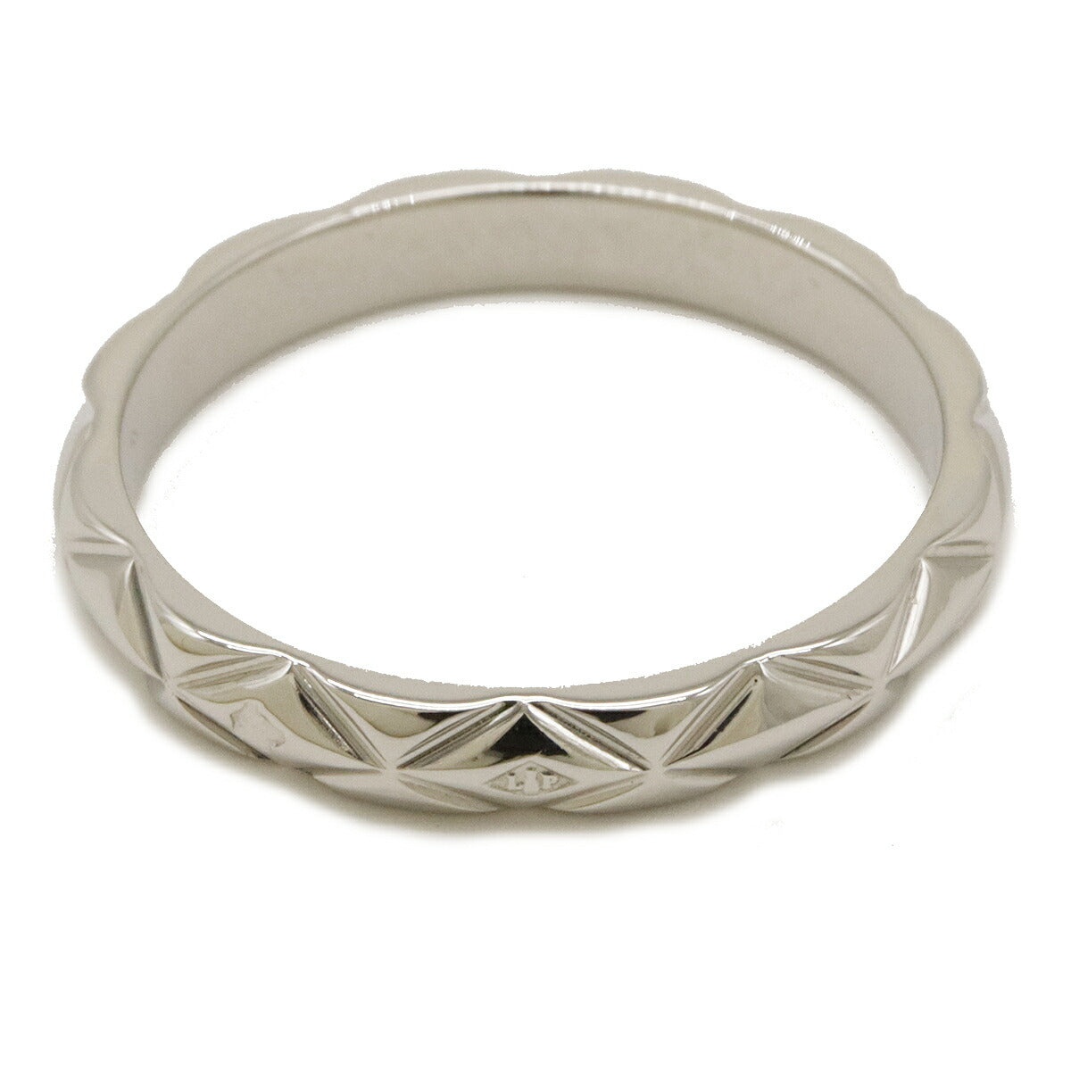 Chanel Coco Crush Matelasse Ring Pt950 Diamond