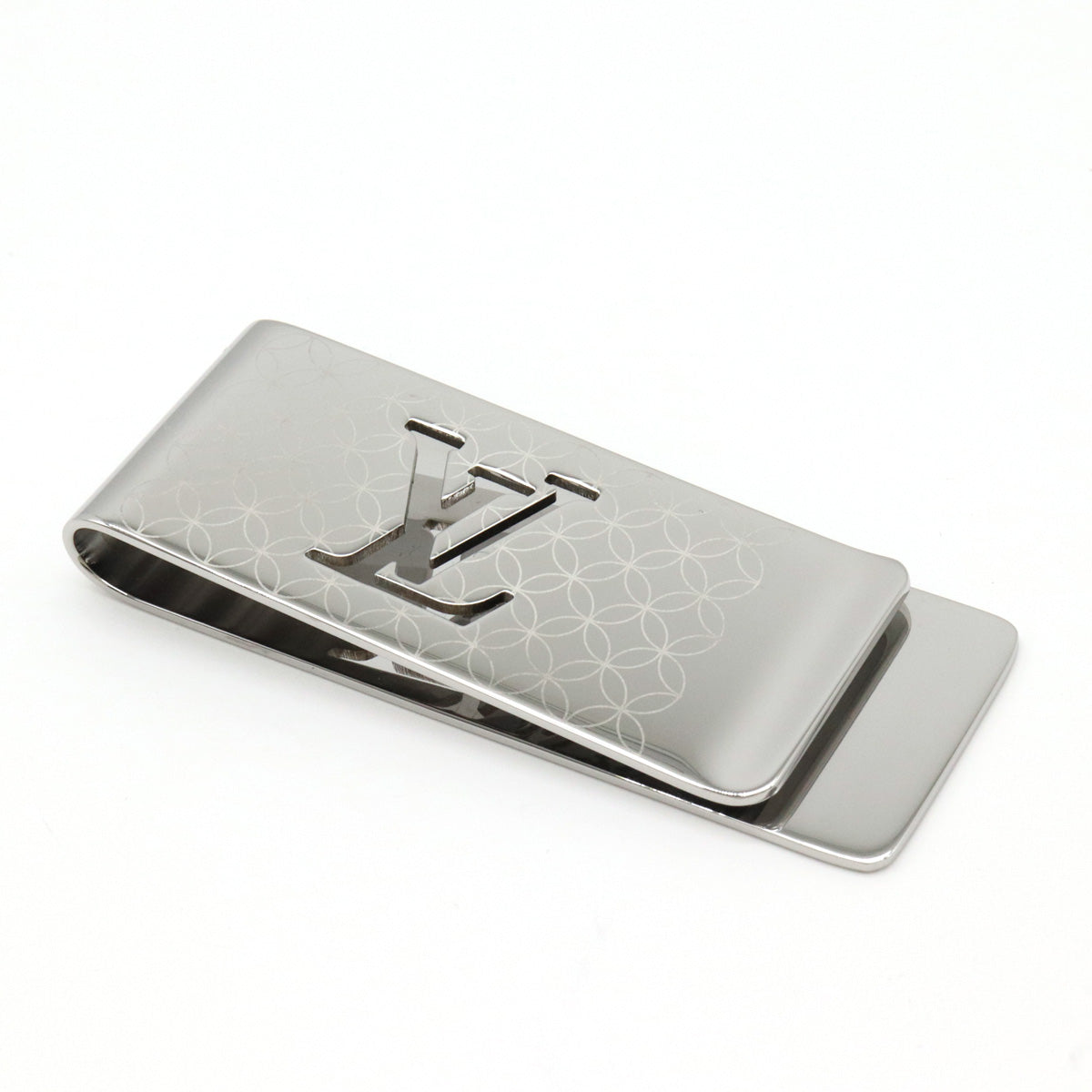 Louis Vuitton Money Clip Bill Clip Silver M65041