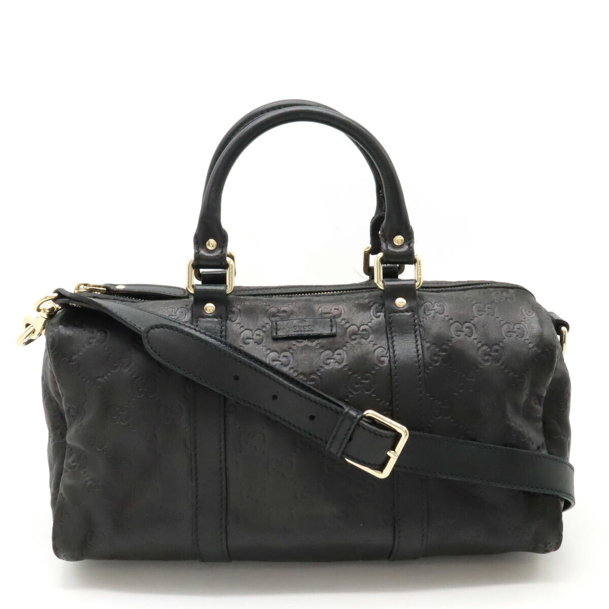 Luxury Gucci Trending 2025 Leather 2WAY Handbag Mini Boston Black