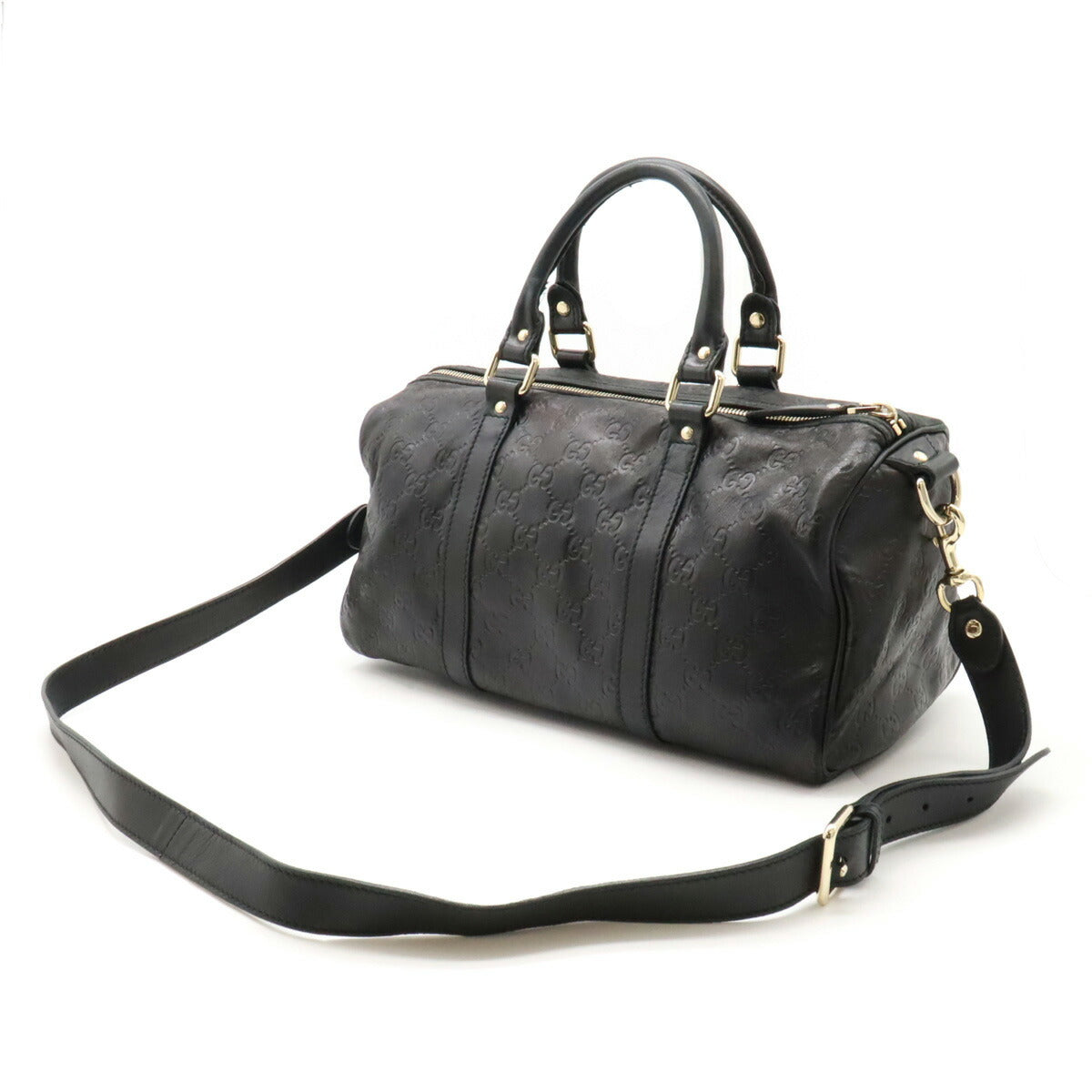 Luxury Gucci Trending 2025 Leather 2WAY Handbag Mini Boston Black