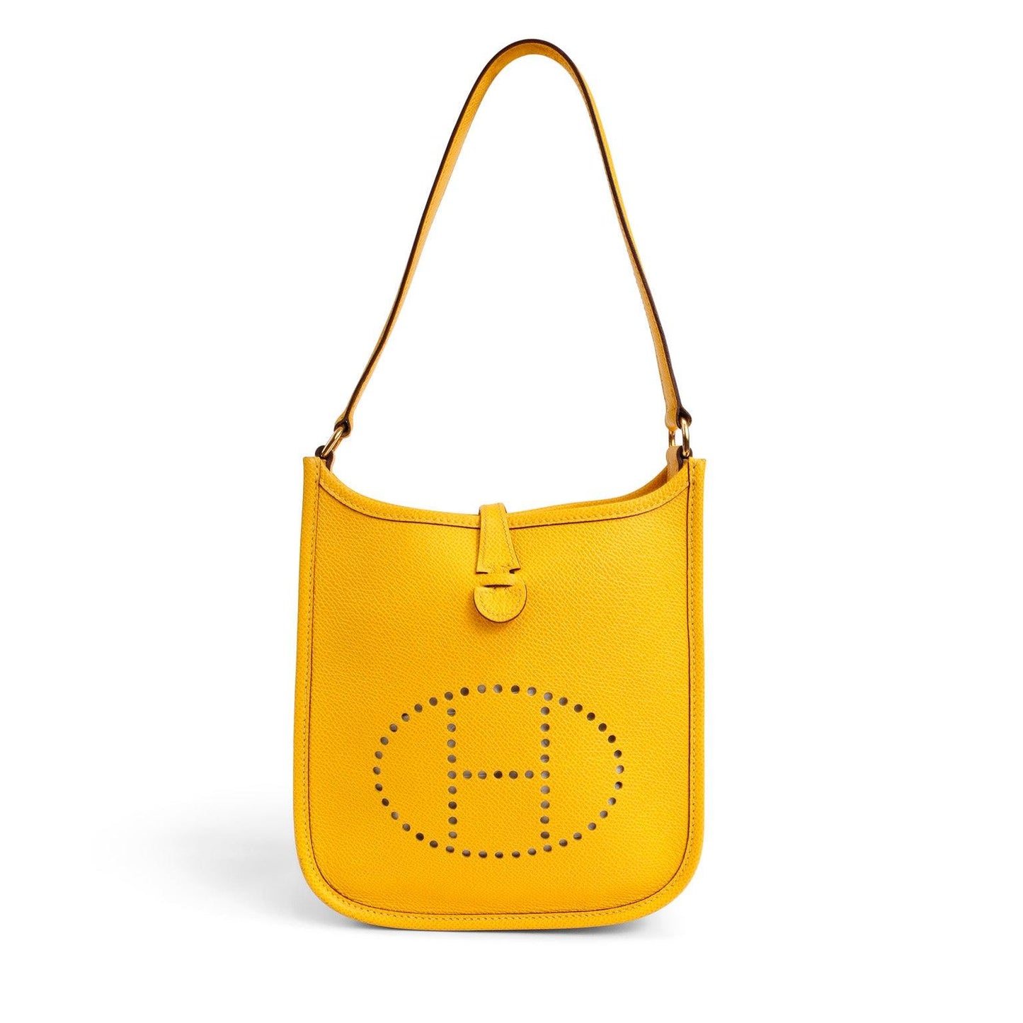 Luxury Hermes Vintage Soufre  Epsom Evelyne TPM