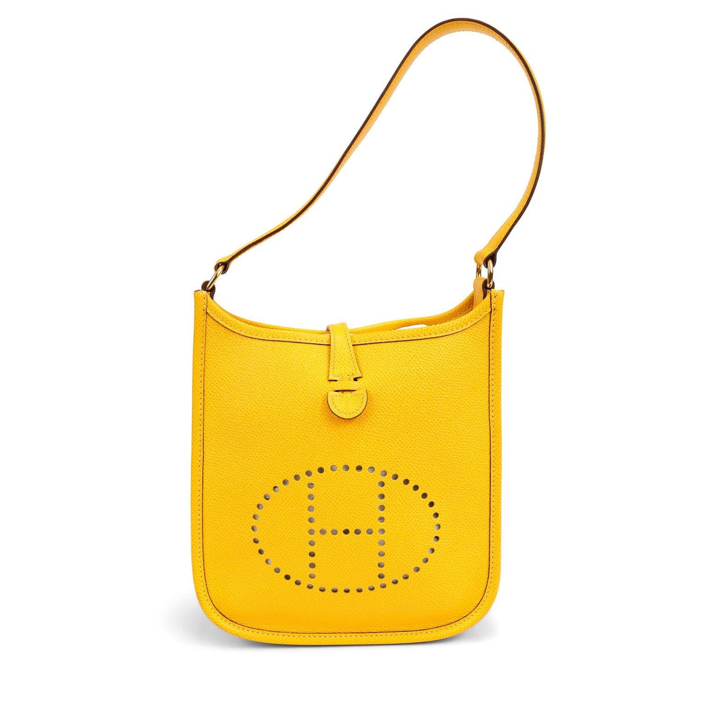 Luxury Hermes Vintage Soufre  Epsom Evelyne TPM