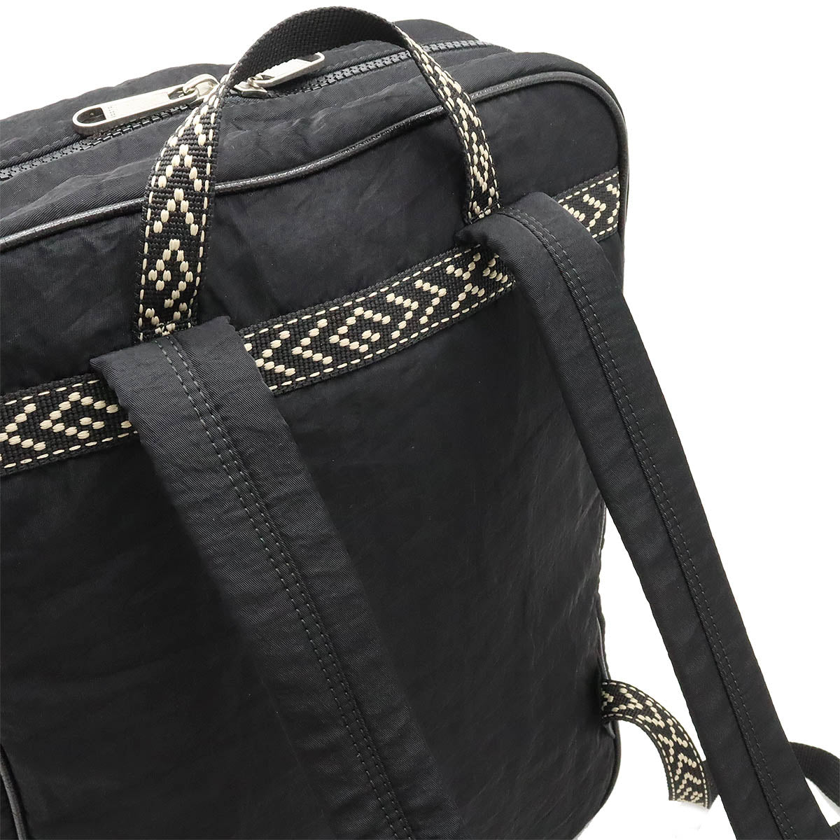 Luxury Gucci Trending 2025 Nylon Terry Crosspatch Backpack Black