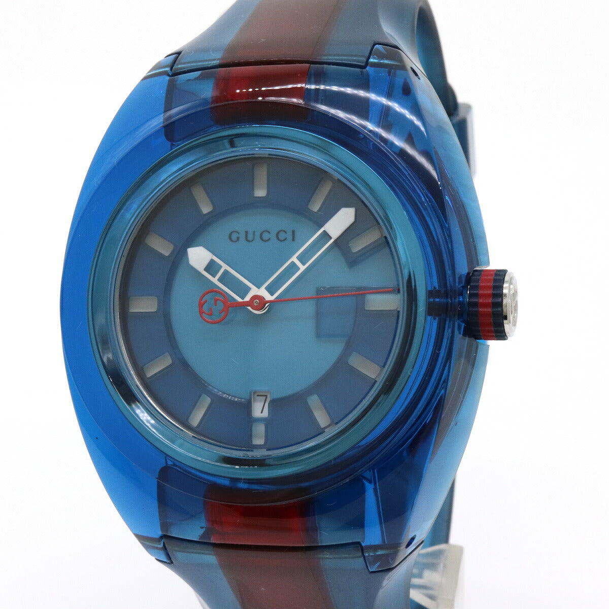 Luxury Gucci Trending 2025 Sync Blue Dial Quartz Watch YA137104A