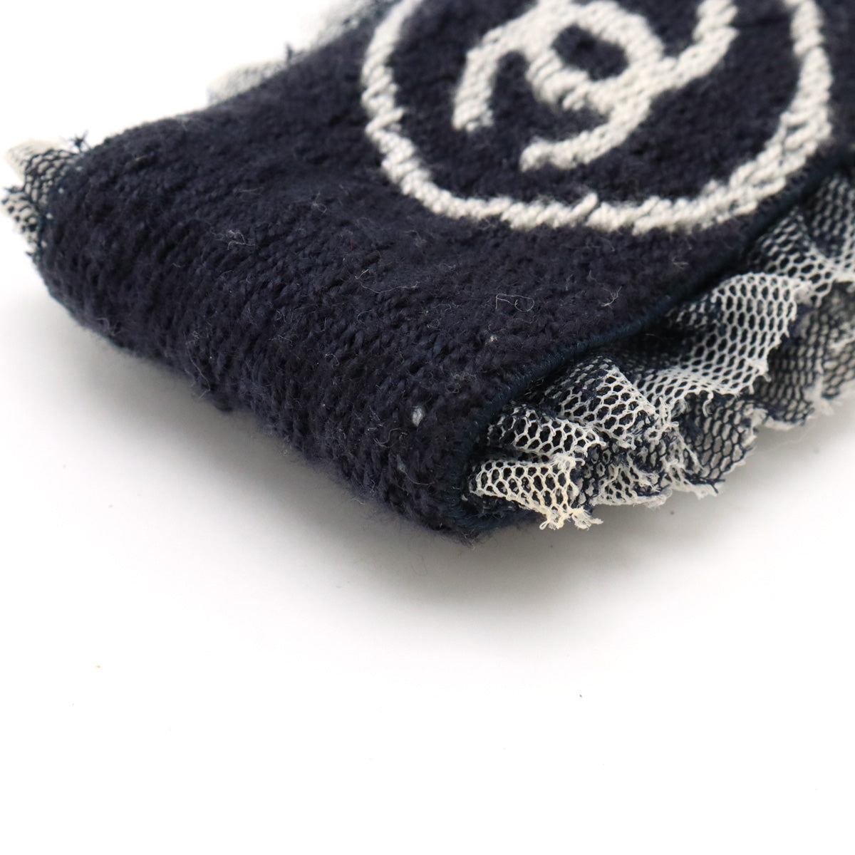 Chanel Cotton Lace Coco Mark Wristband
