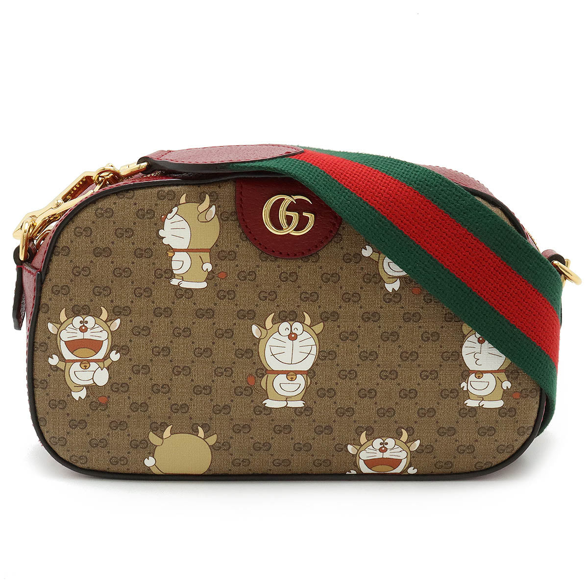 Luxury Gucci Trending 2025 GG Supreme Doraemon 2WAY Shoulder Bag