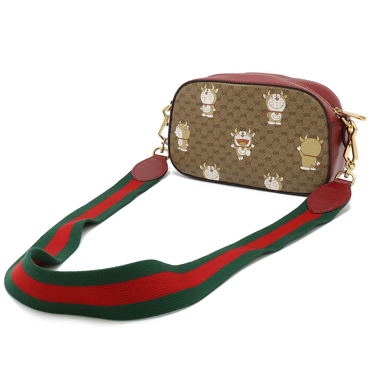 Luxury Gucci Trending 2025 GG Supreme Doraemon 2WAY Shoulder Bag