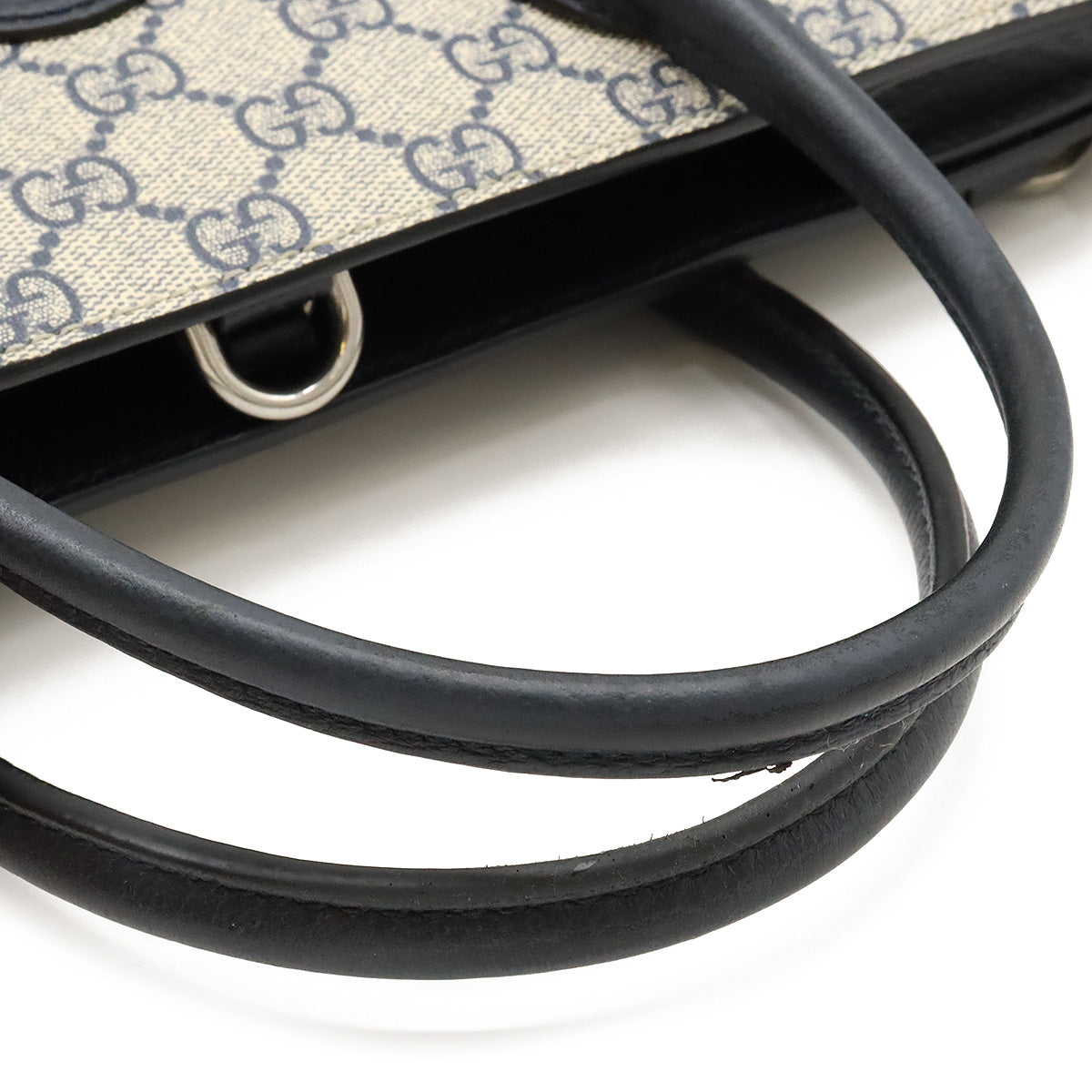 Luxury Gucci Trending 2025 GG Small Tote Bag 2WAY Ivory Navy