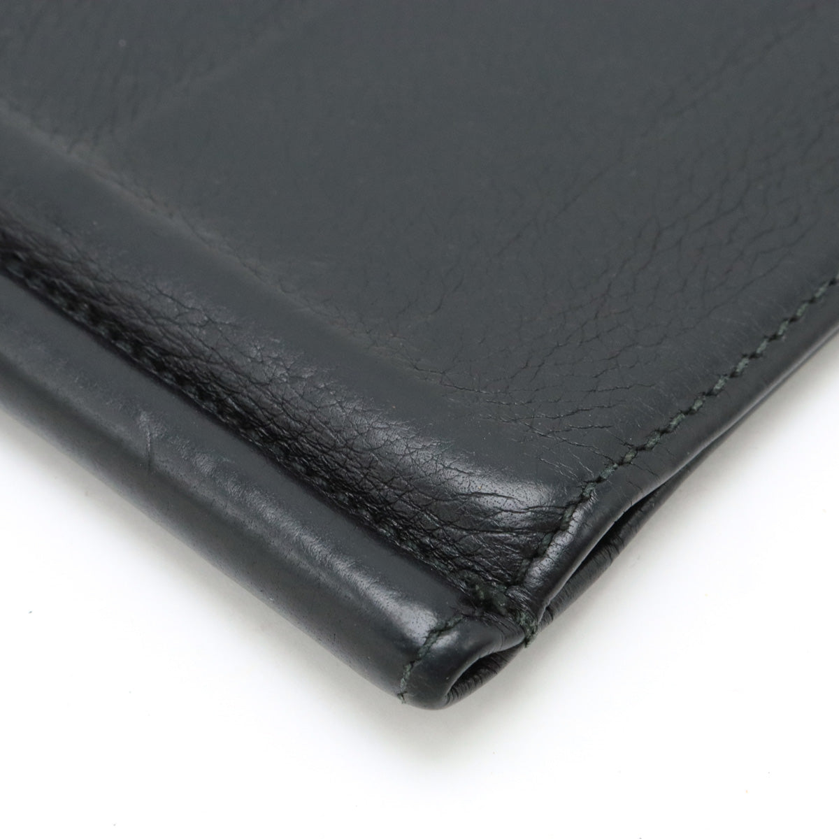 Luxury Gucci Trending 2025 Leather Interlocking G Bifold Wallet Black