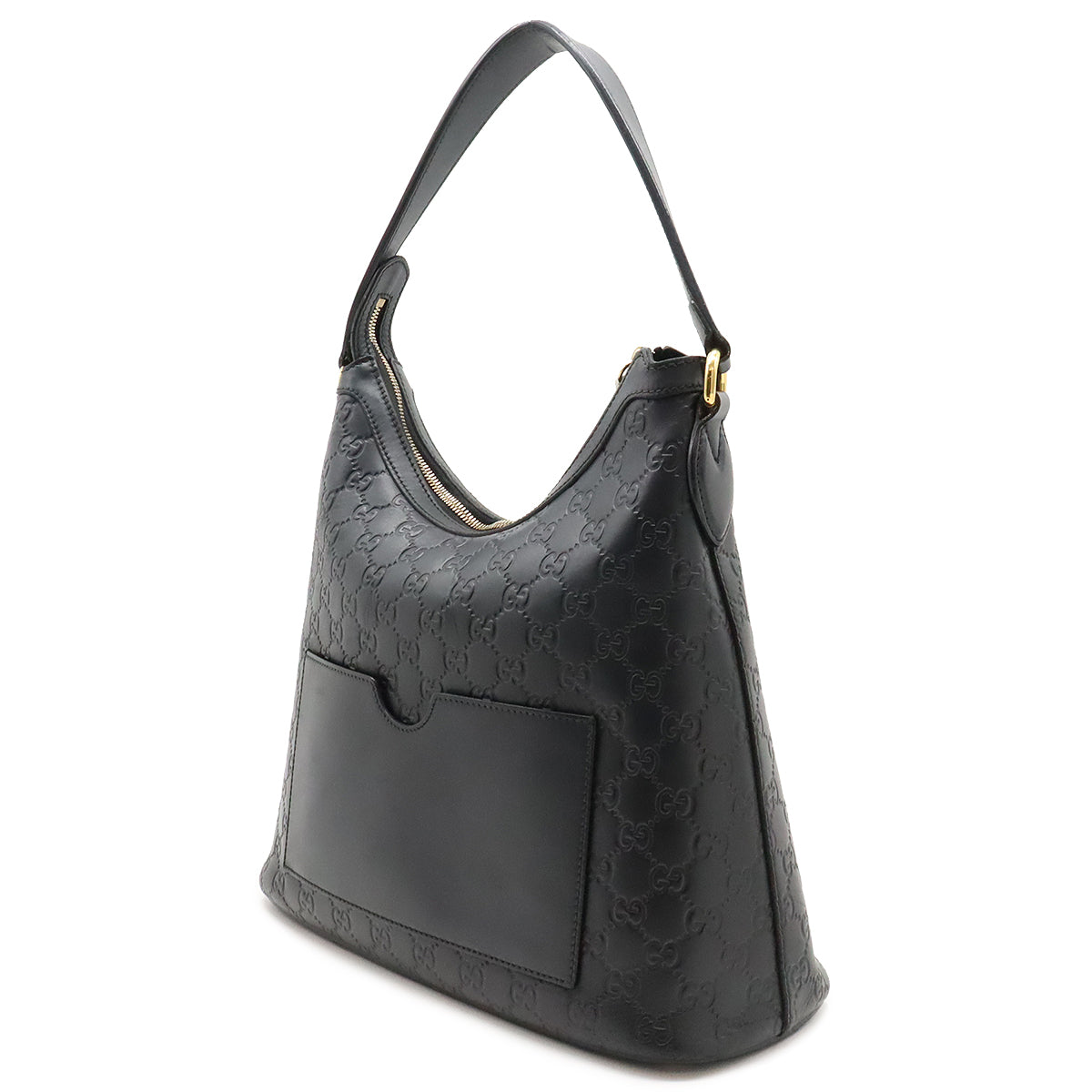 Luxury Gucci Trending 2025 Leather Shoulder Bag Black 414930