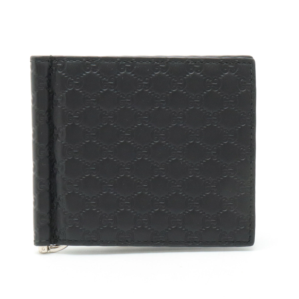 Luxury Gucci Trending 2025 Leather MicroLuxury Gucci Trending 2025ssima Bifold Wallet Black