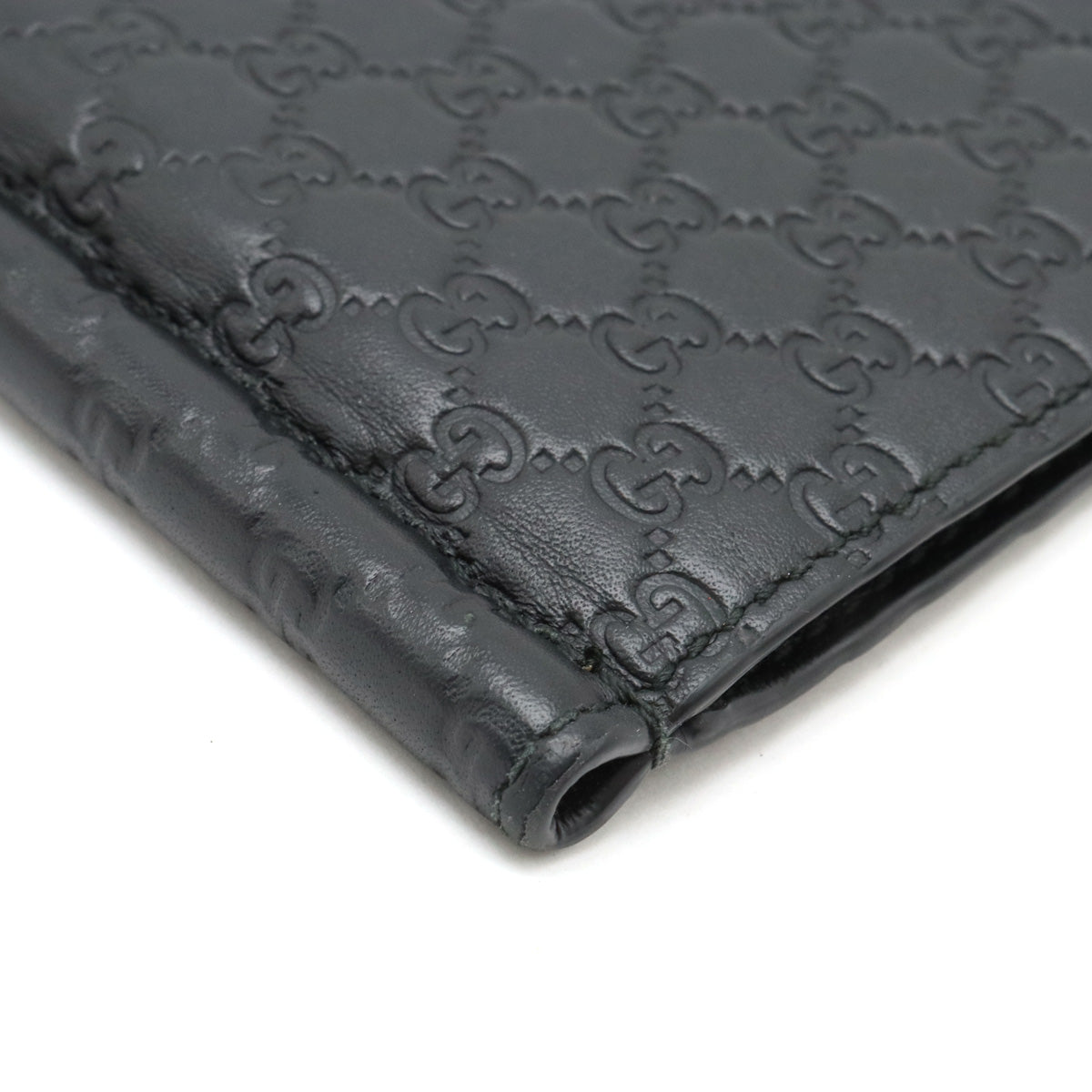 Luxury Gucci Trending 2025 Leather MicroLuxury Gucci Trending 2025ssima Bifold Wallet Black