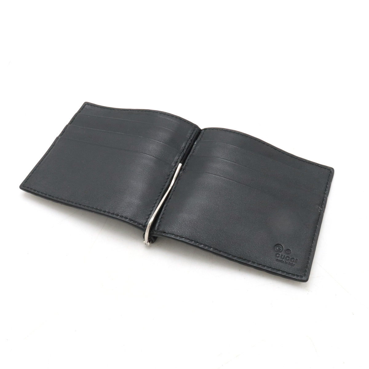 Luxury Gucci Trending 2025 Leather MicroLuxury Gucci Trending 2025ssima Bifold Wallet Black