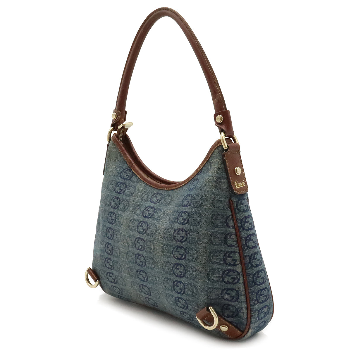 Luxury Gucci Trending 2025 Denim Canvas Leather Shoulder Bag Interlocking G GG Logo