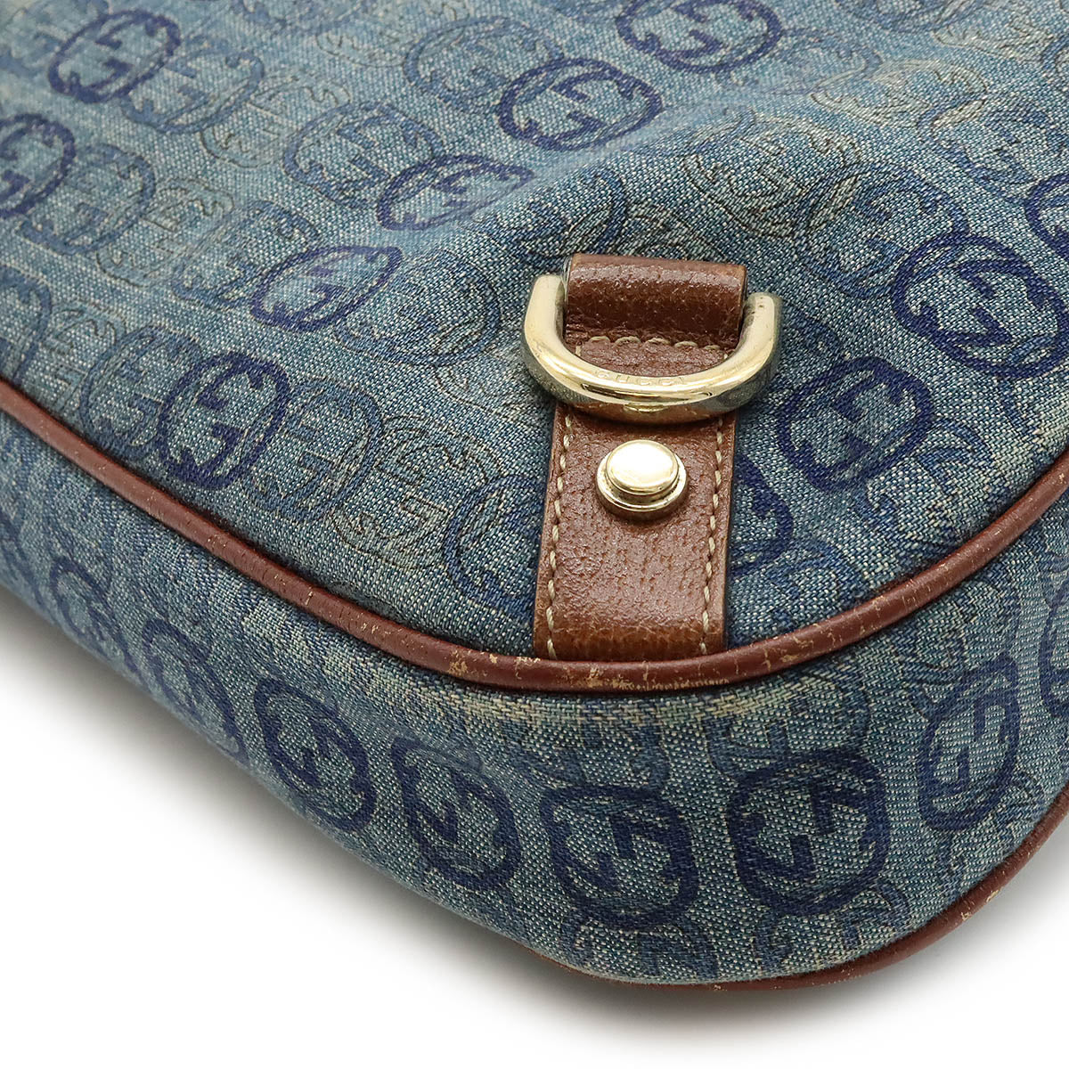 Luxury Gucci Trending 2025 Denim Canvas Leather Shoulder Bag Interlocking G GG Logo