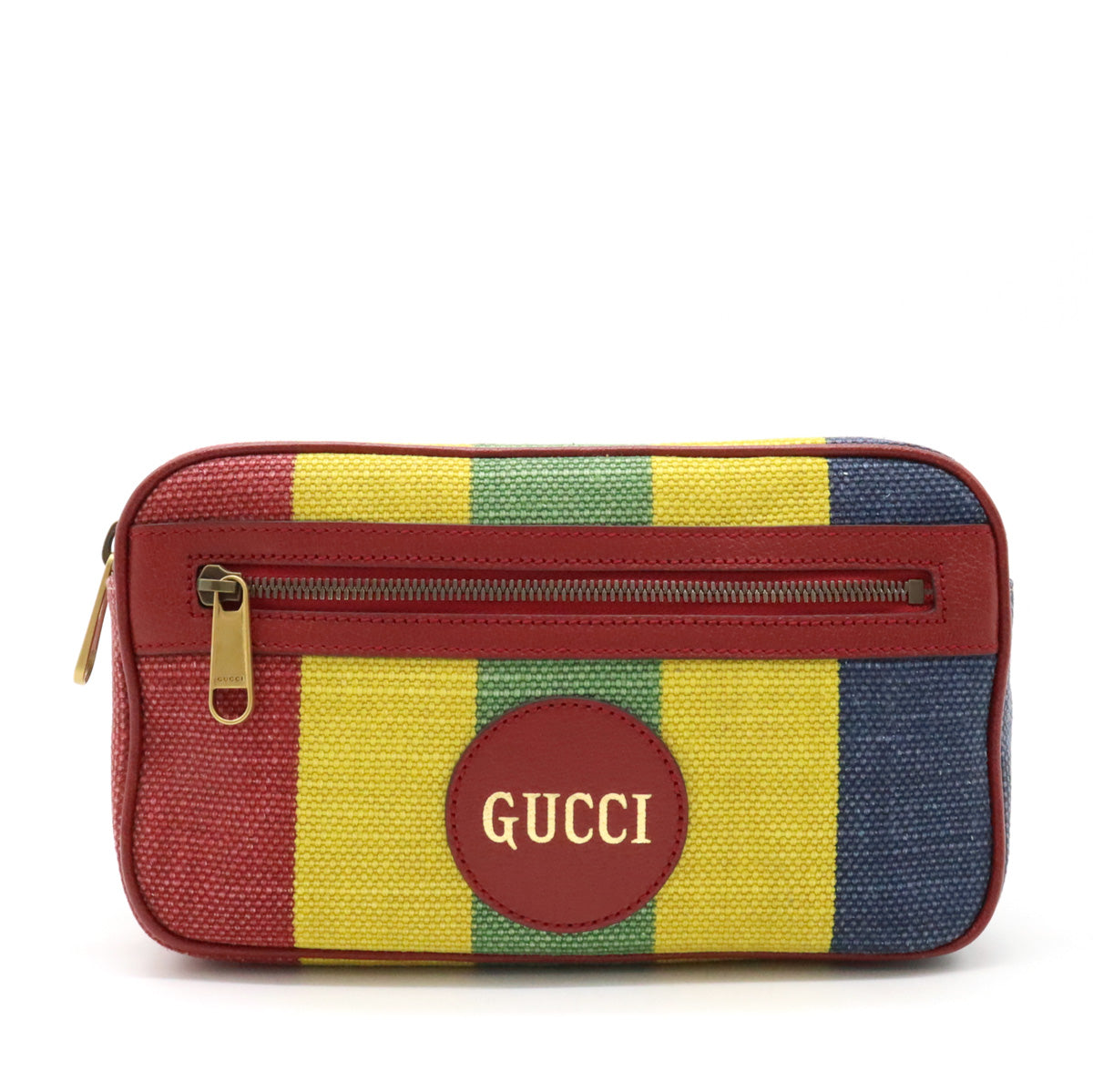 Luxury Gucci Trending 2025 Canvas Leather Stripe Body Bag 2WAY