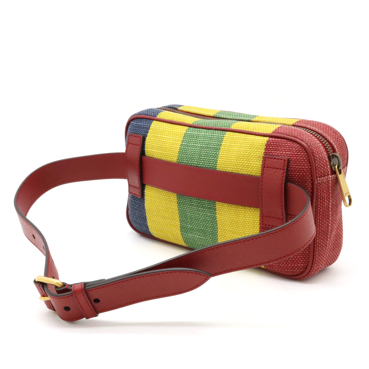 Luxury Gucci Trending 2025 Canvas Leather Stripe Body Bag 2WAY