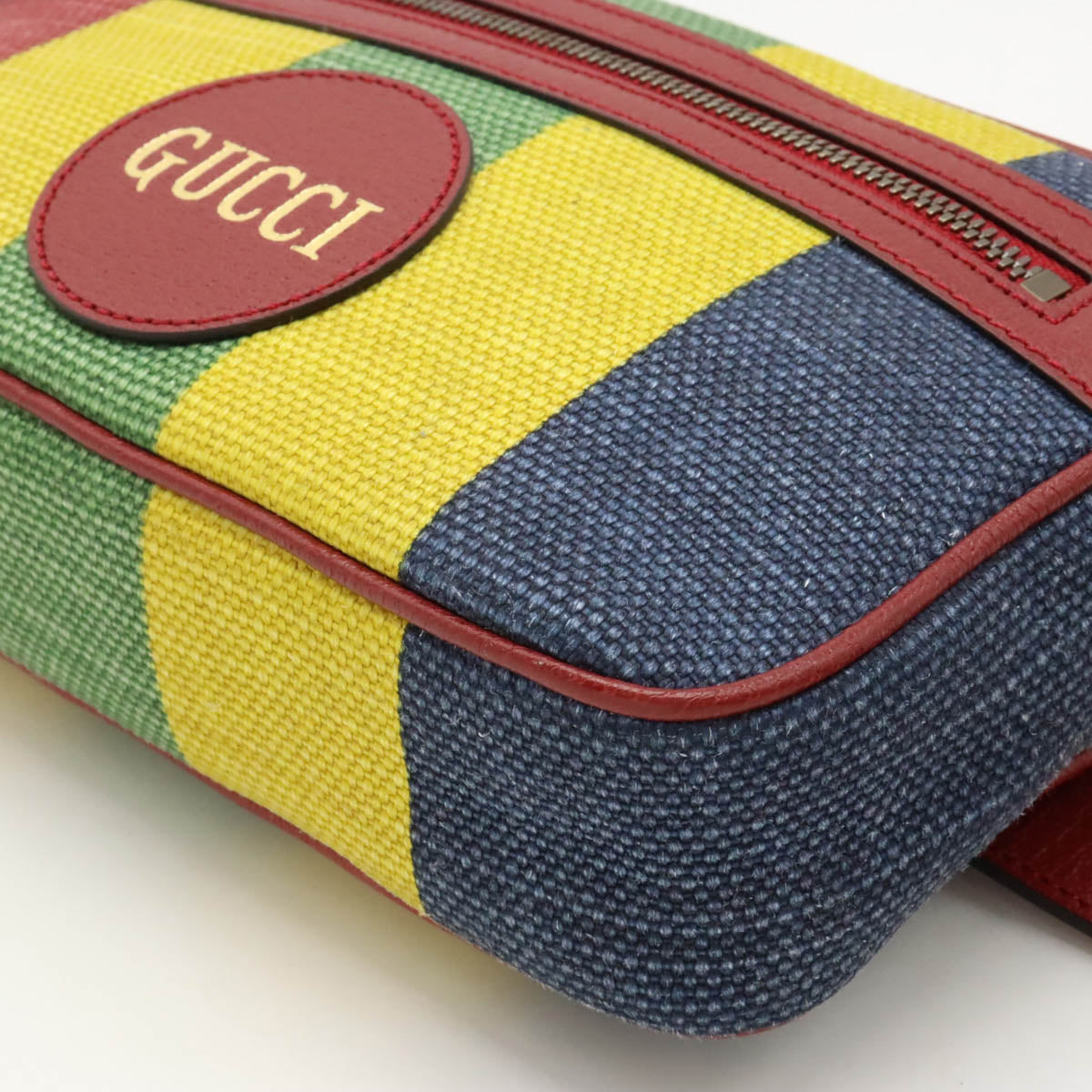 Luxury Gucci Trending 2025 Canvas Leather Stripe Body Bag 2WAY