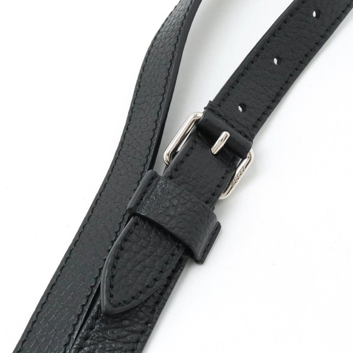 Luxury Gucci Trending 2025 Nylon Leather Shoulder Bag Black